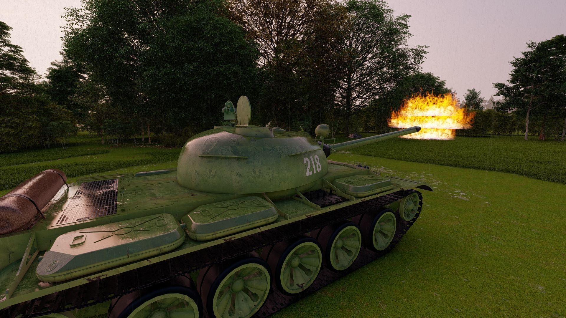 T-55 with interior 3D model_19