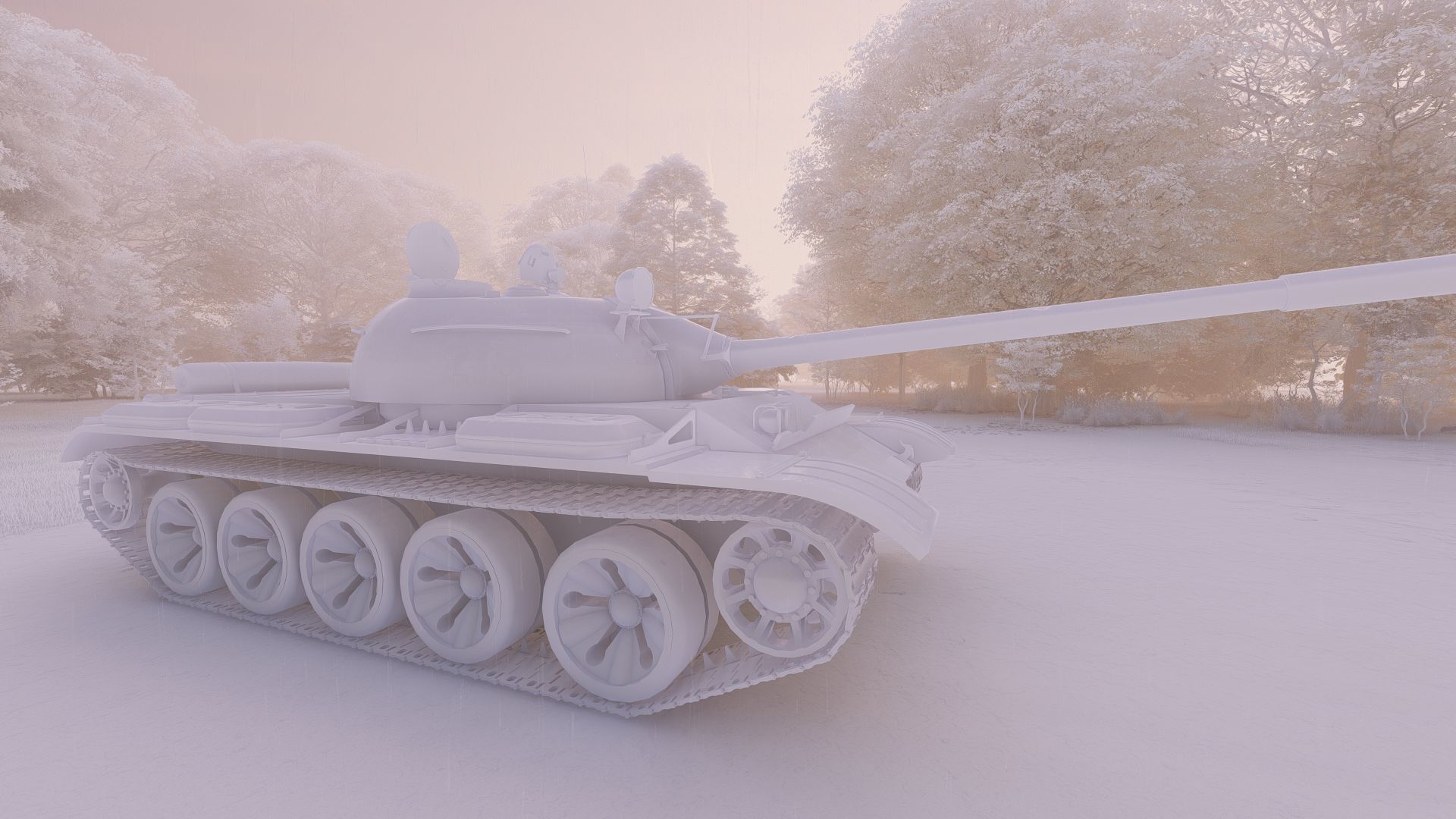 T-55 with interior 3D model_26