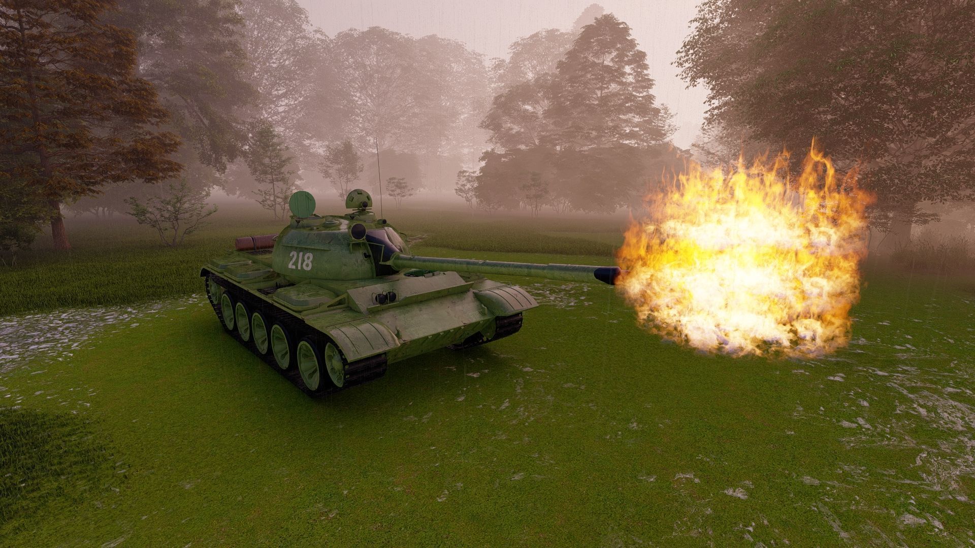 T-55 with interior 3D model_1