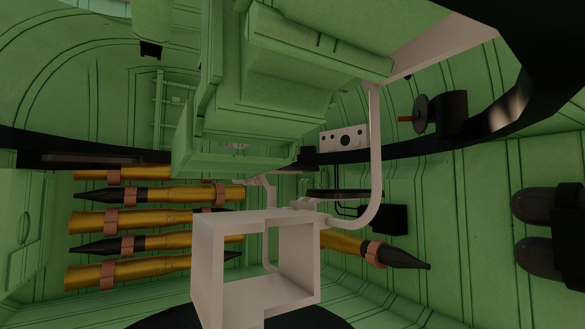 T-55 with interior 3D model_12