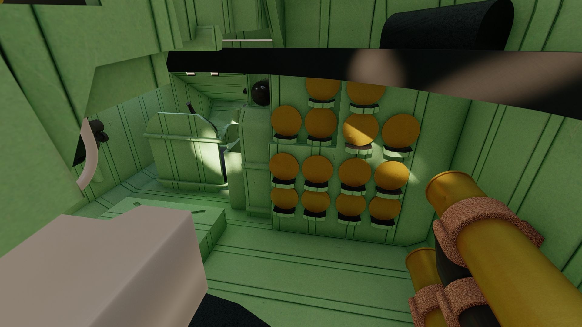 T-55 with interior 3D model_10