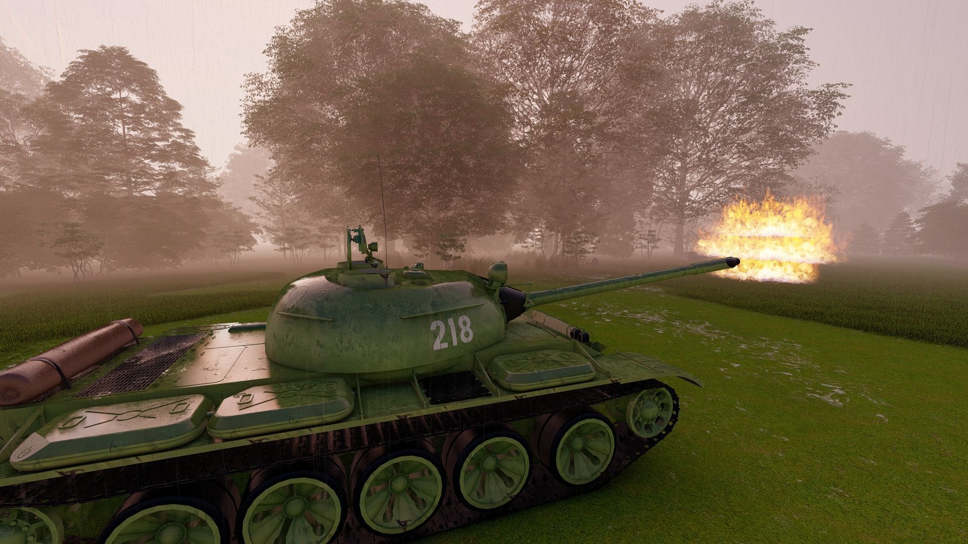 T-55 with interior 3D model_20