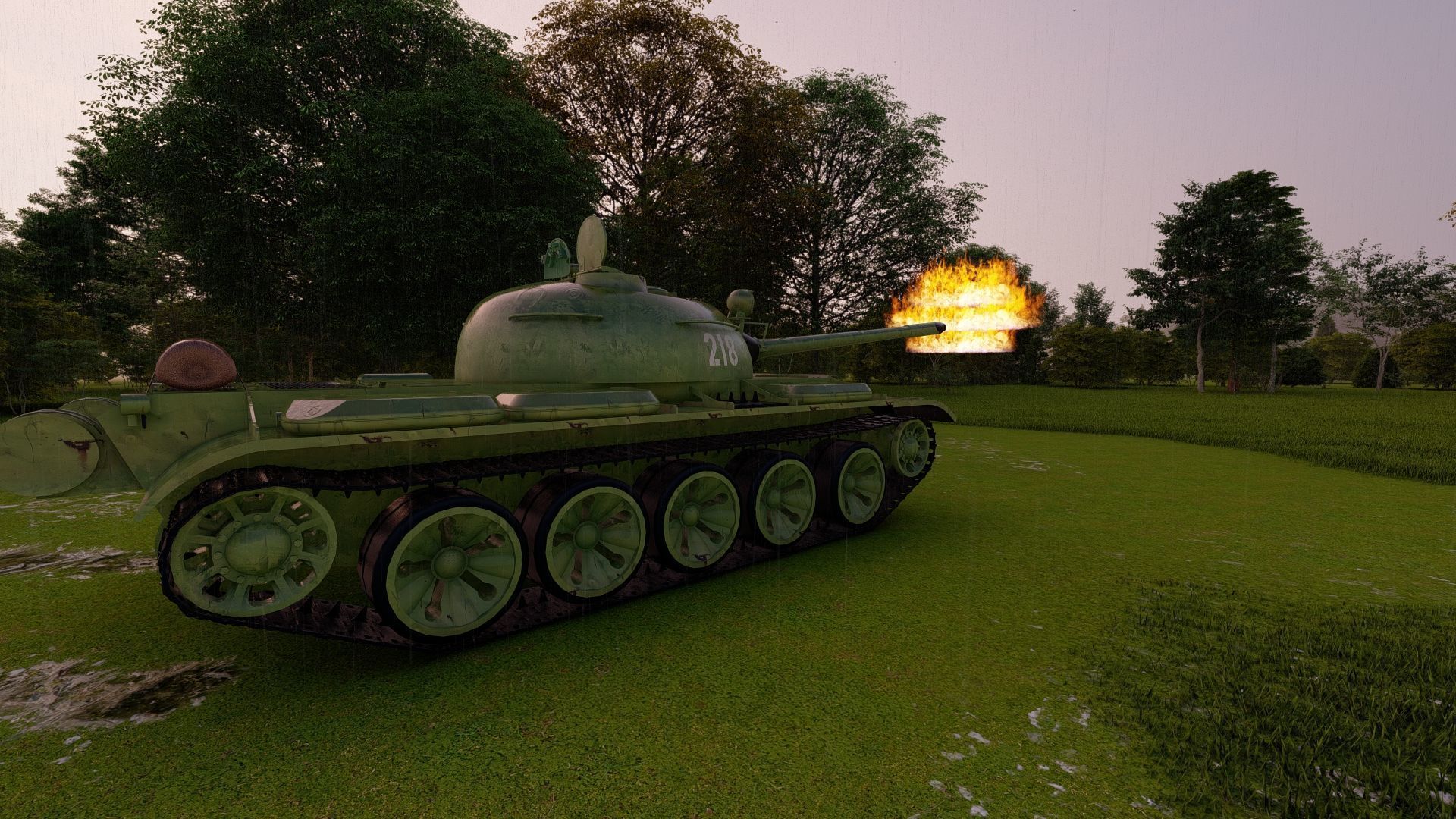 T-55 with interior 3D model_18