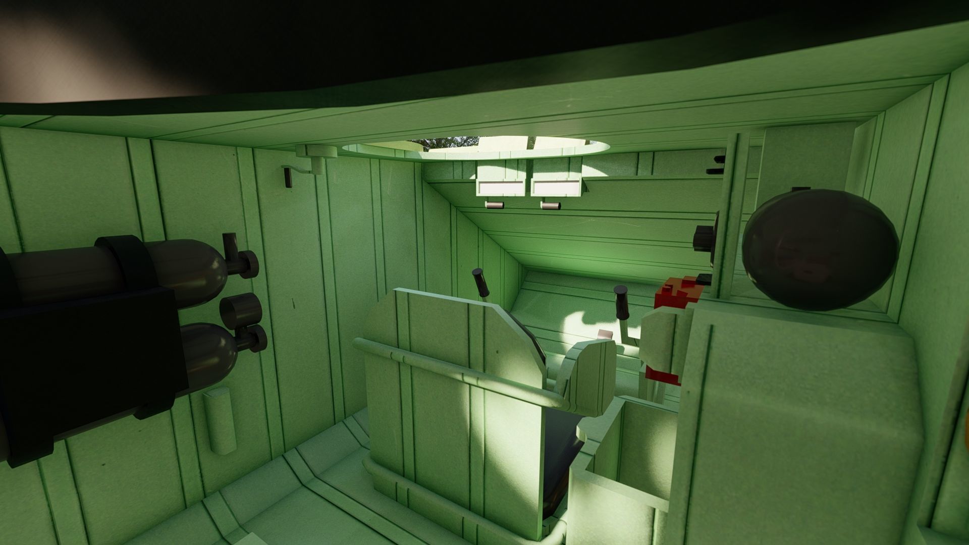 T-55 with interior 3D model_11