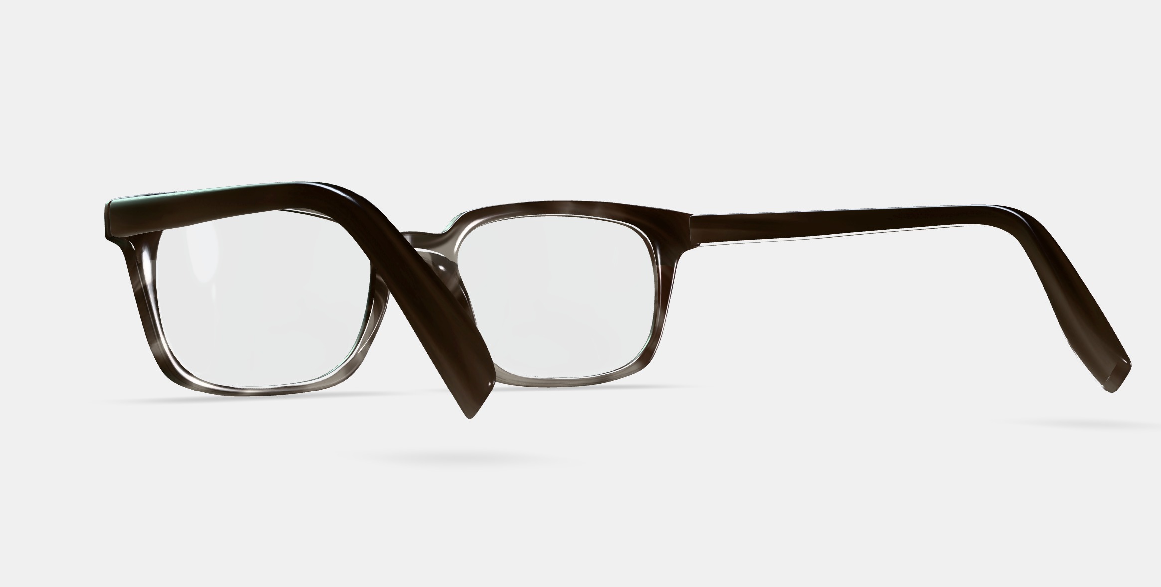 Mullins Eyeglasses in Greystone 3D model_2