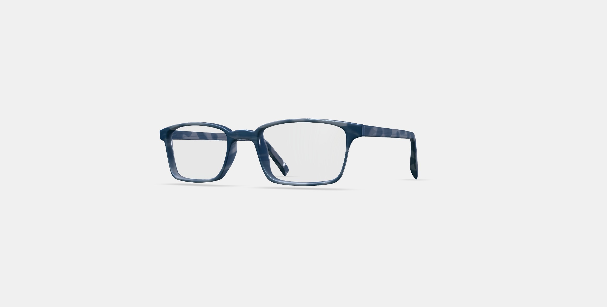Langhorne Eyeglasses in Marbled Grey 3D model_12