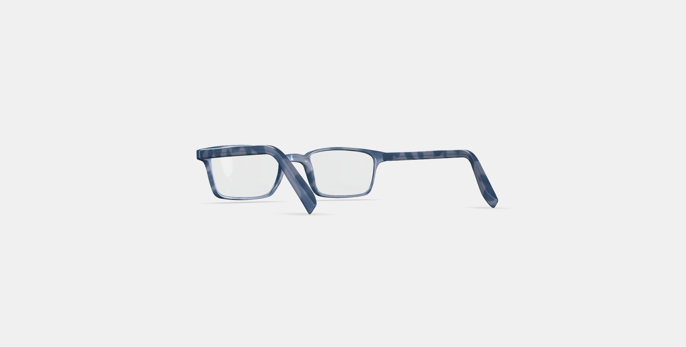 Langhorne Eyeglasses in Marbled Grey 3D model_16