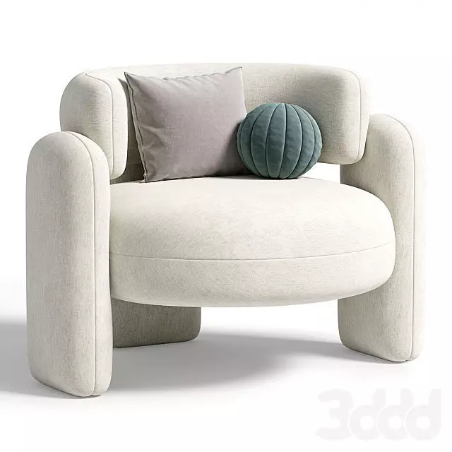 EMBRACE chair by ROYAL STRANGER Low-poly 3D model