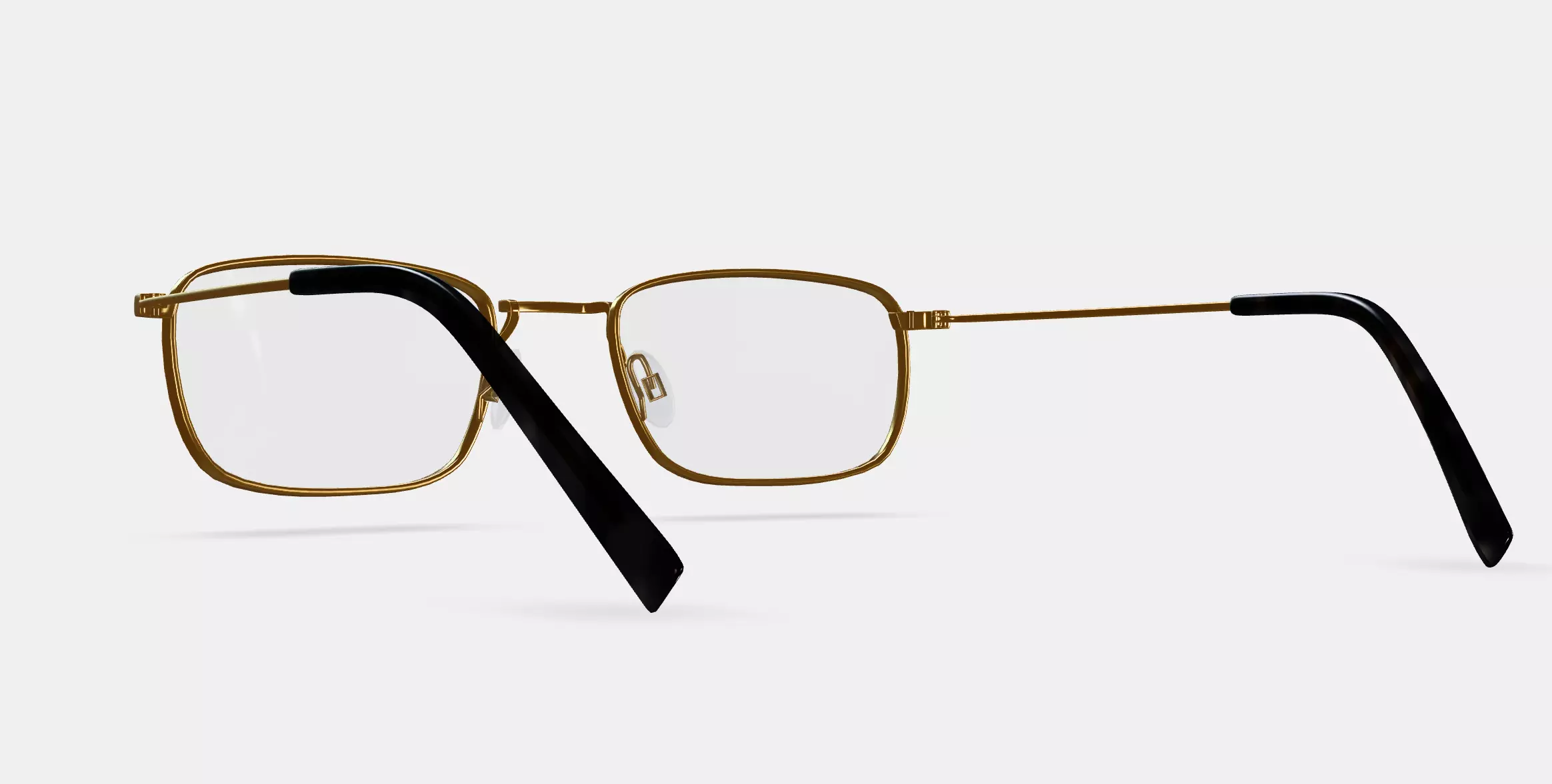 Braswell Eyeglasses in Heritage Bronze 3D model
