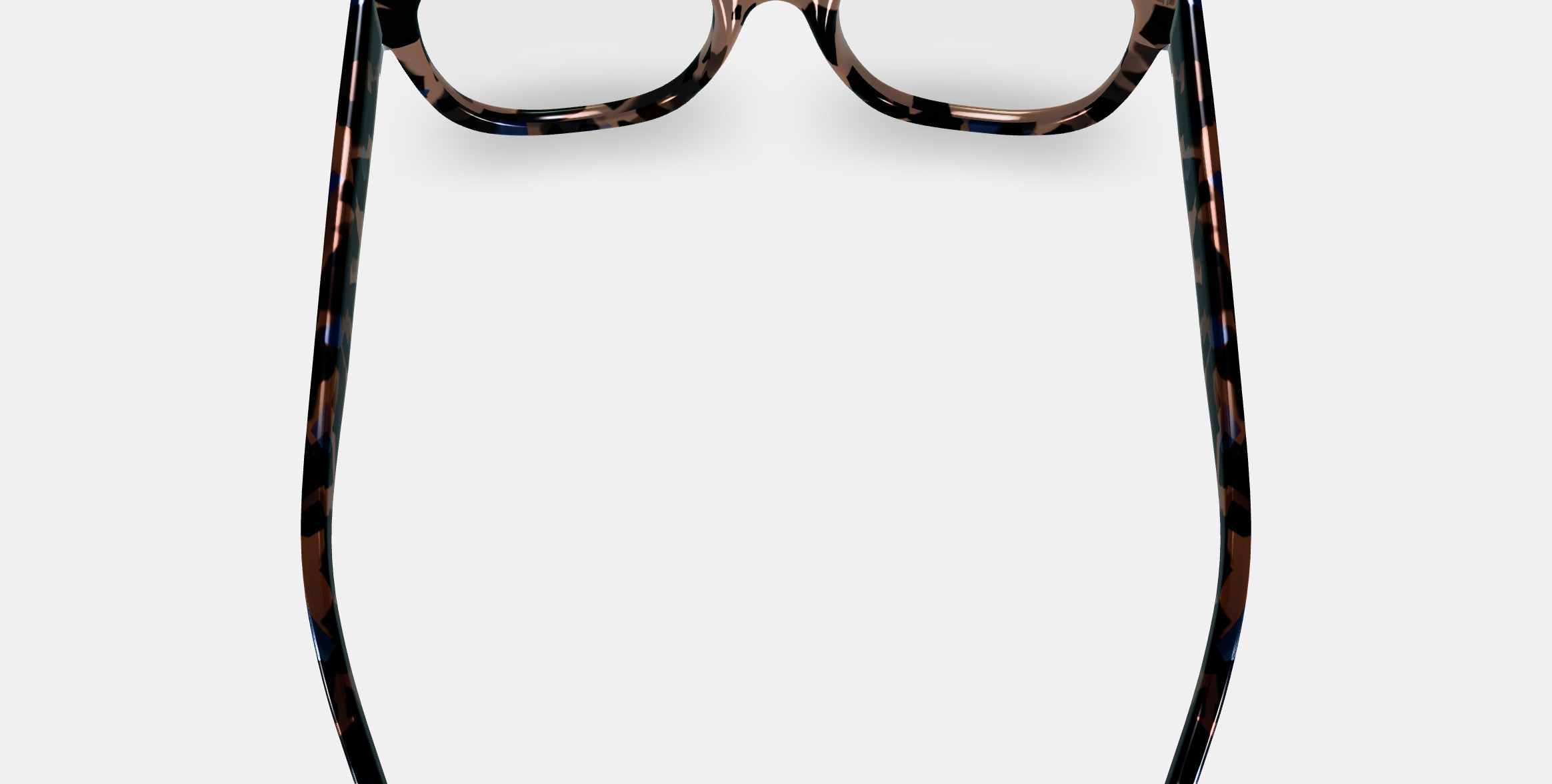 Tatum Eyeglasses in Smoky Pearl Tortoise 3D model_4
