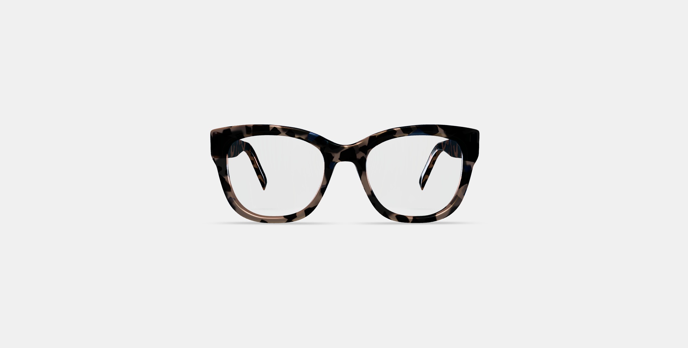 Tatum Eyeglasses in Smoky Pearl Tortoise 3D model_10
