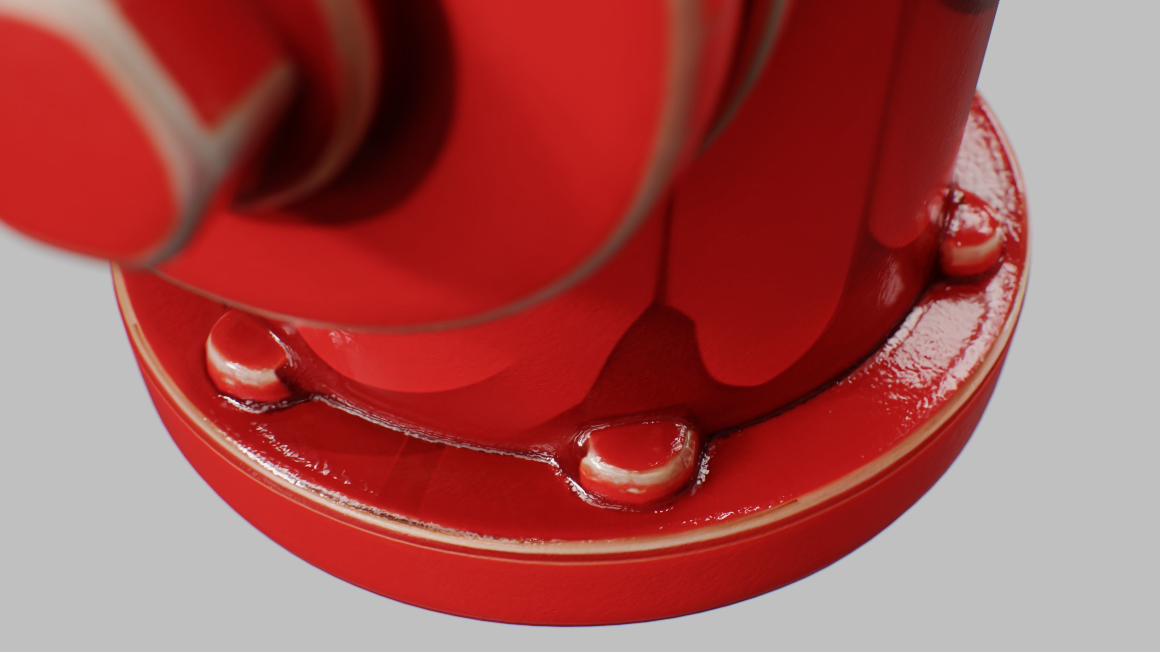 Ceramic Fire Hydrant 3D model_5