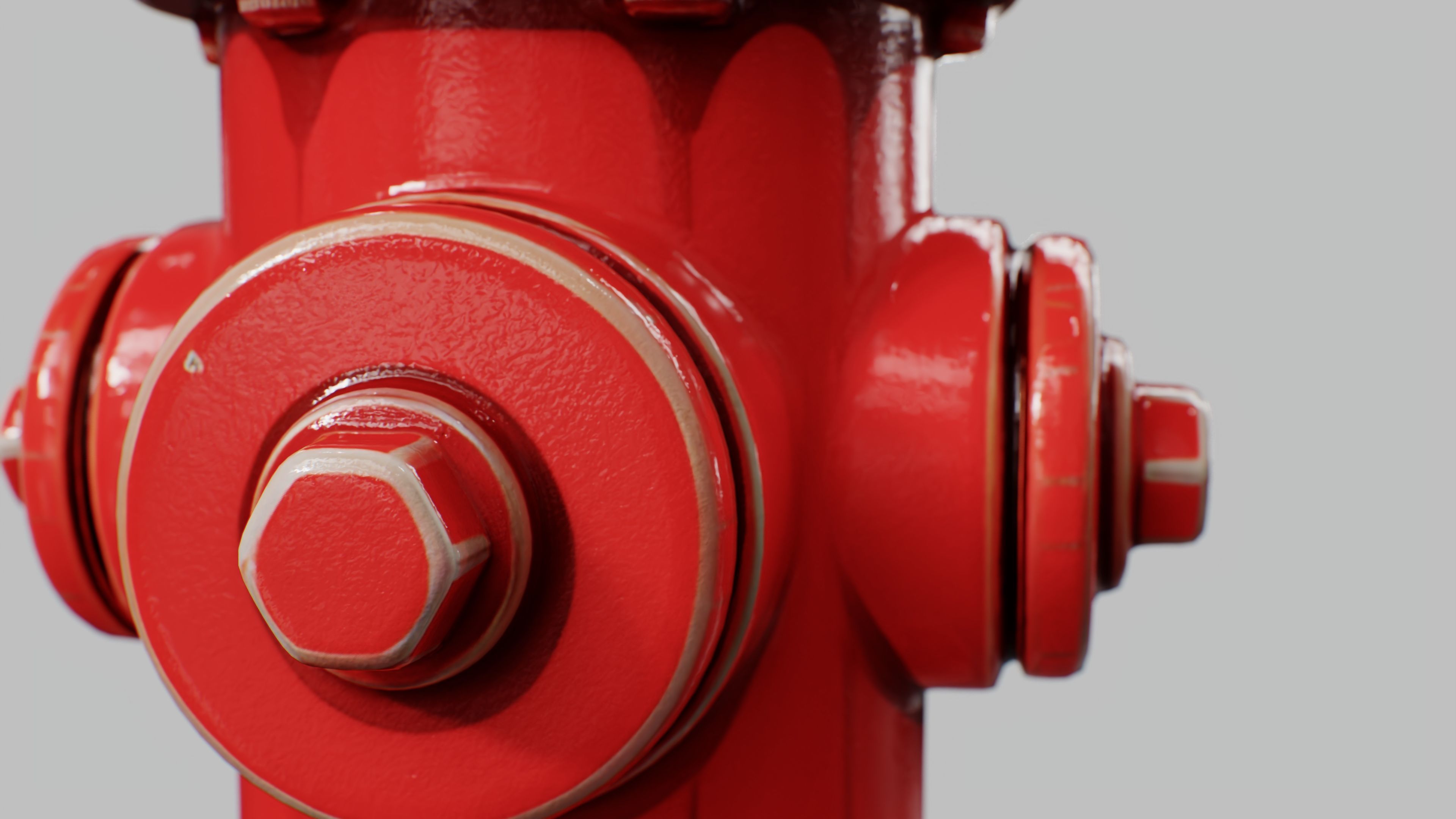 Ceramic Fire Hydrant 3D model_4