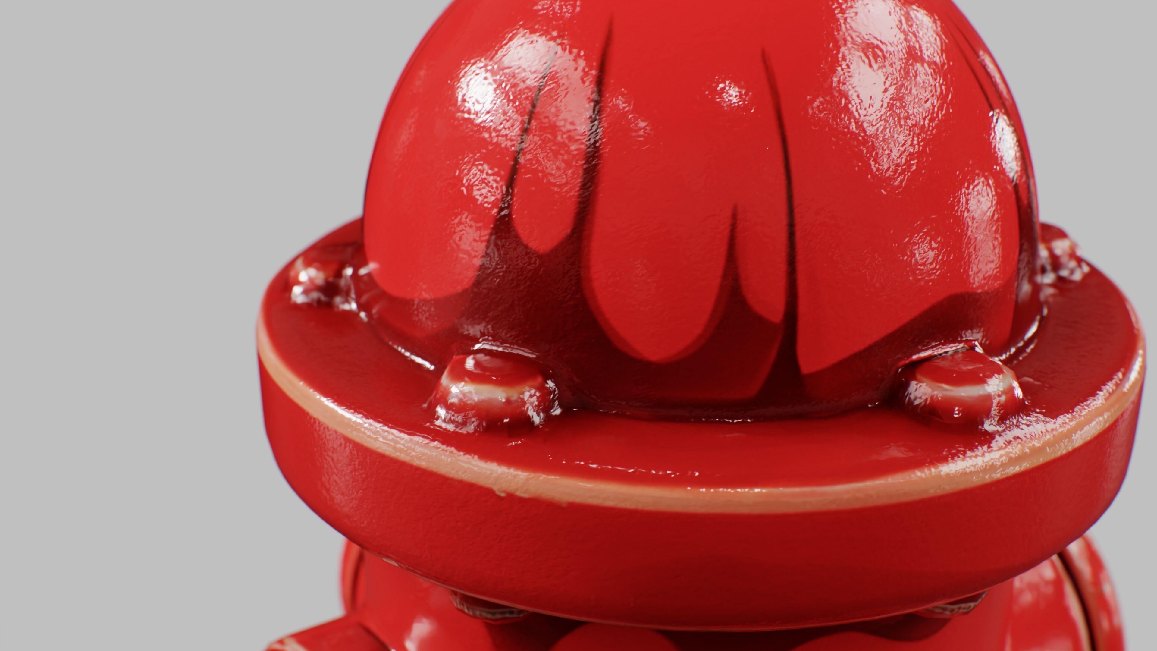 Ceramic Fire Hydrant 3D model_3