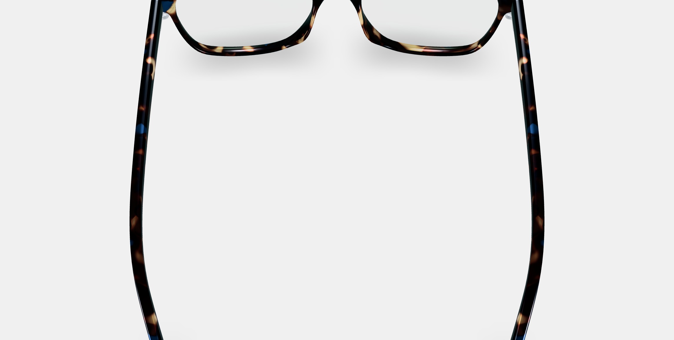 Yardley Eyeglasses in Blue Marbled Tortoise 3D model_4