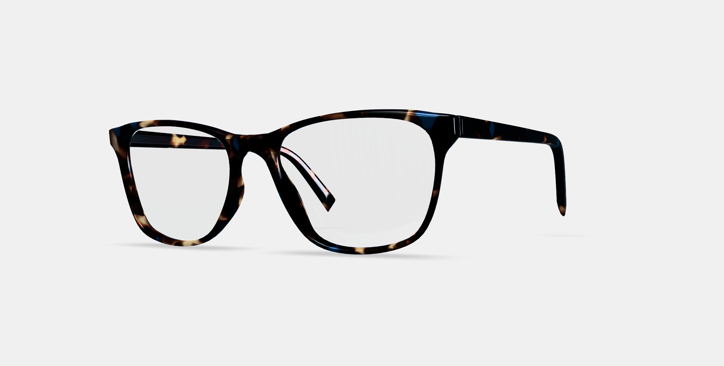 Yardley Eyeglasses in Blue Marbled Tortoise 3D model_13