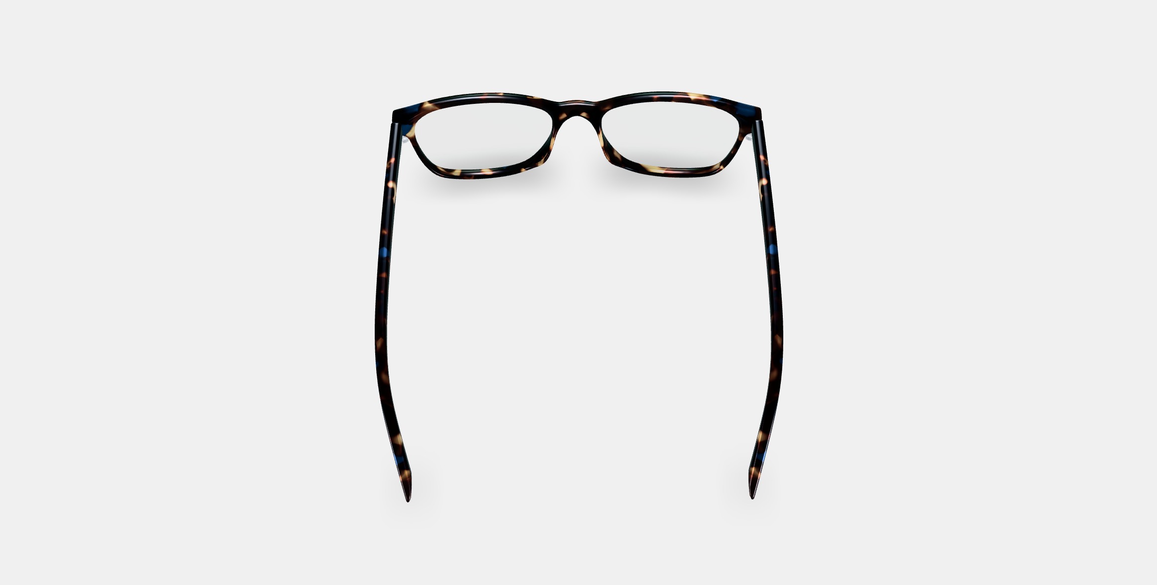Yardley Eyeglasses in Blue Marbled Tortoise 3D model_3