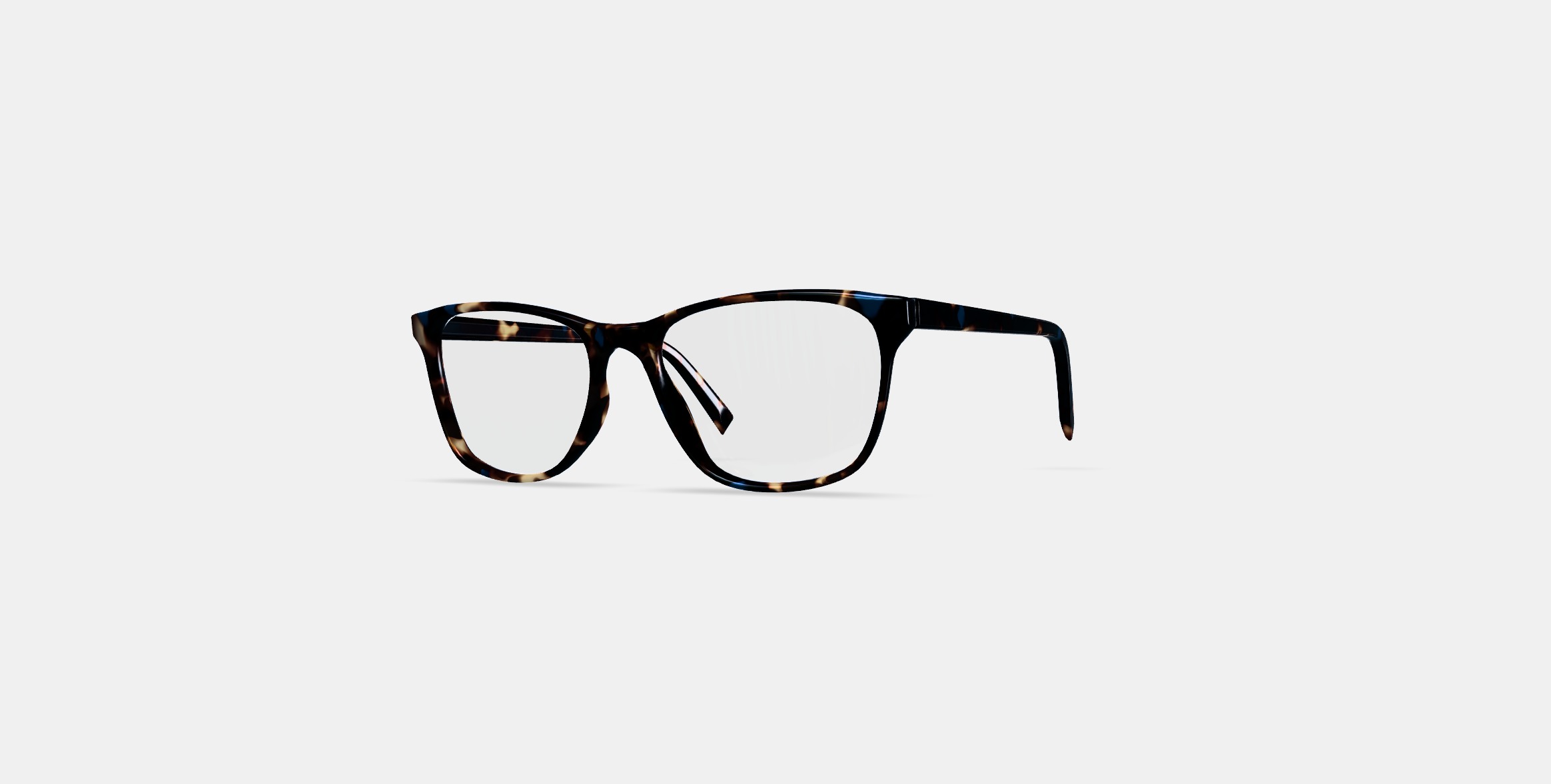 Yardley Eyeglasses in Blue Marbled Tortoise 3D model_12