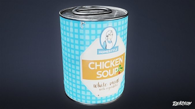 GROCERY - Groceries 01 - LOW POLY AND NANITE Low-poly 3D model 6