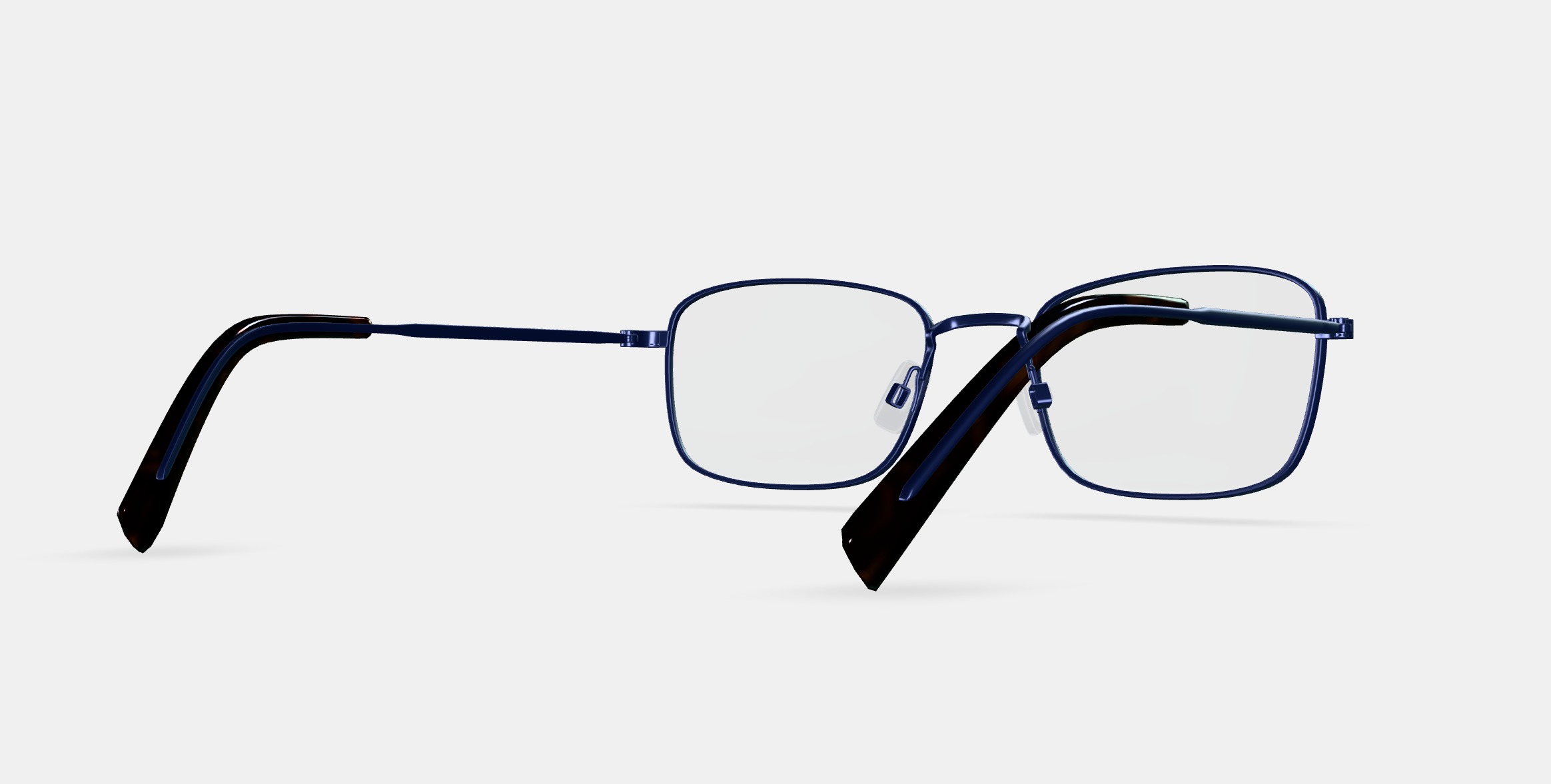 Thurston Eyeglasses in Brushed Navy 3D model_6