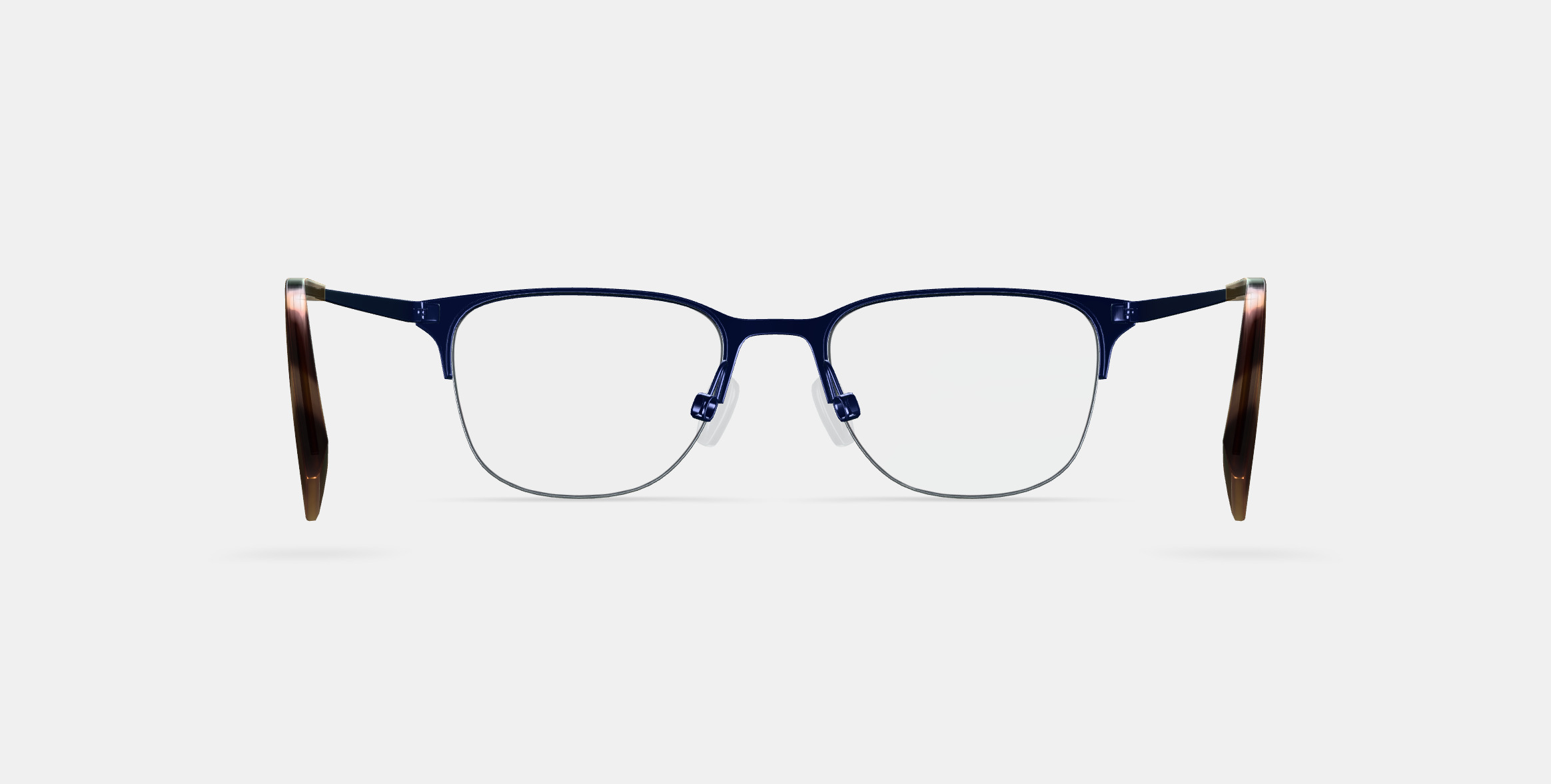 Wallis Eyeglasses in Brushed Navy 3D model_15