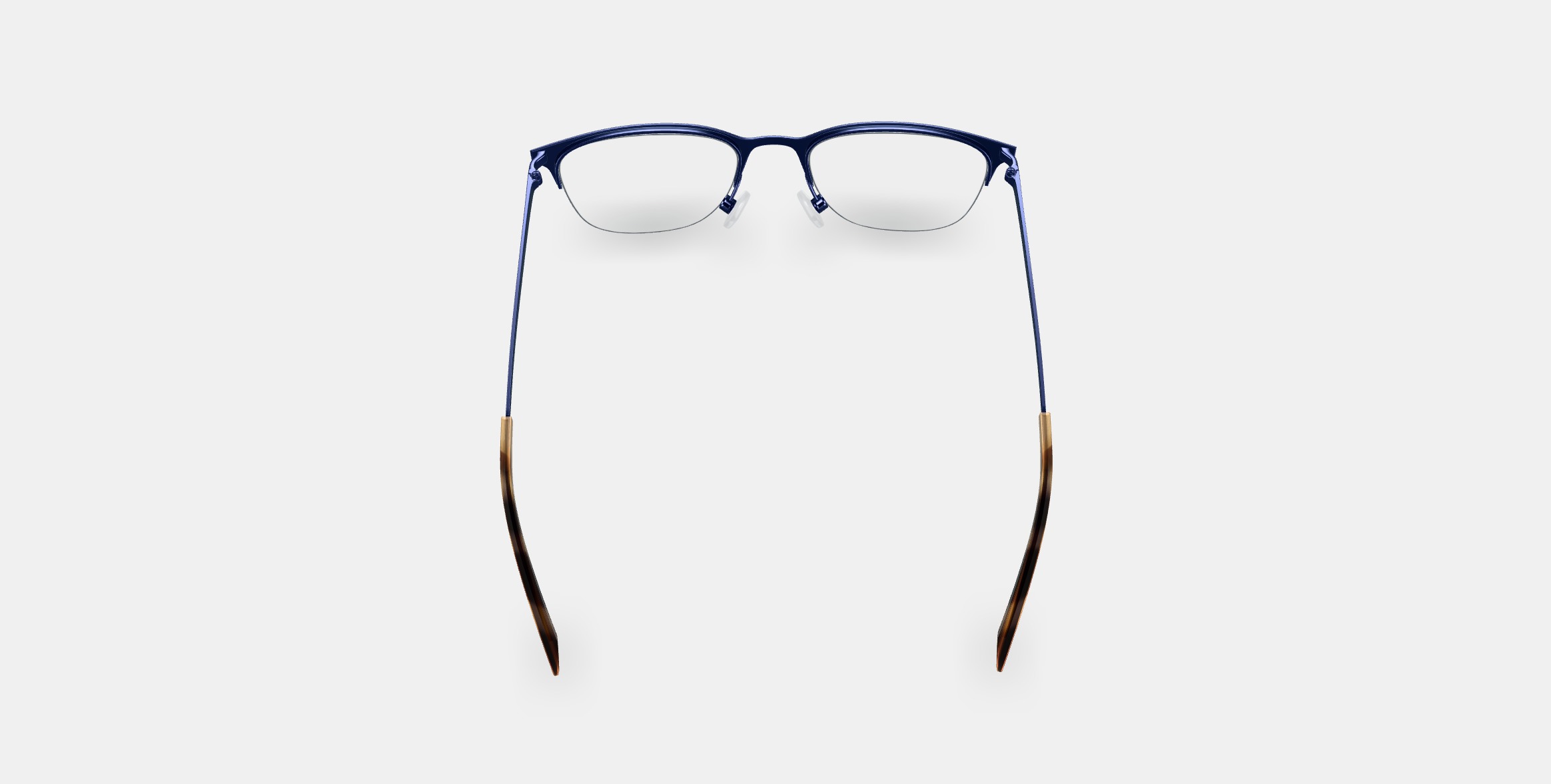 Wallis Eyeglasses in Brushed Navy 3D model_2