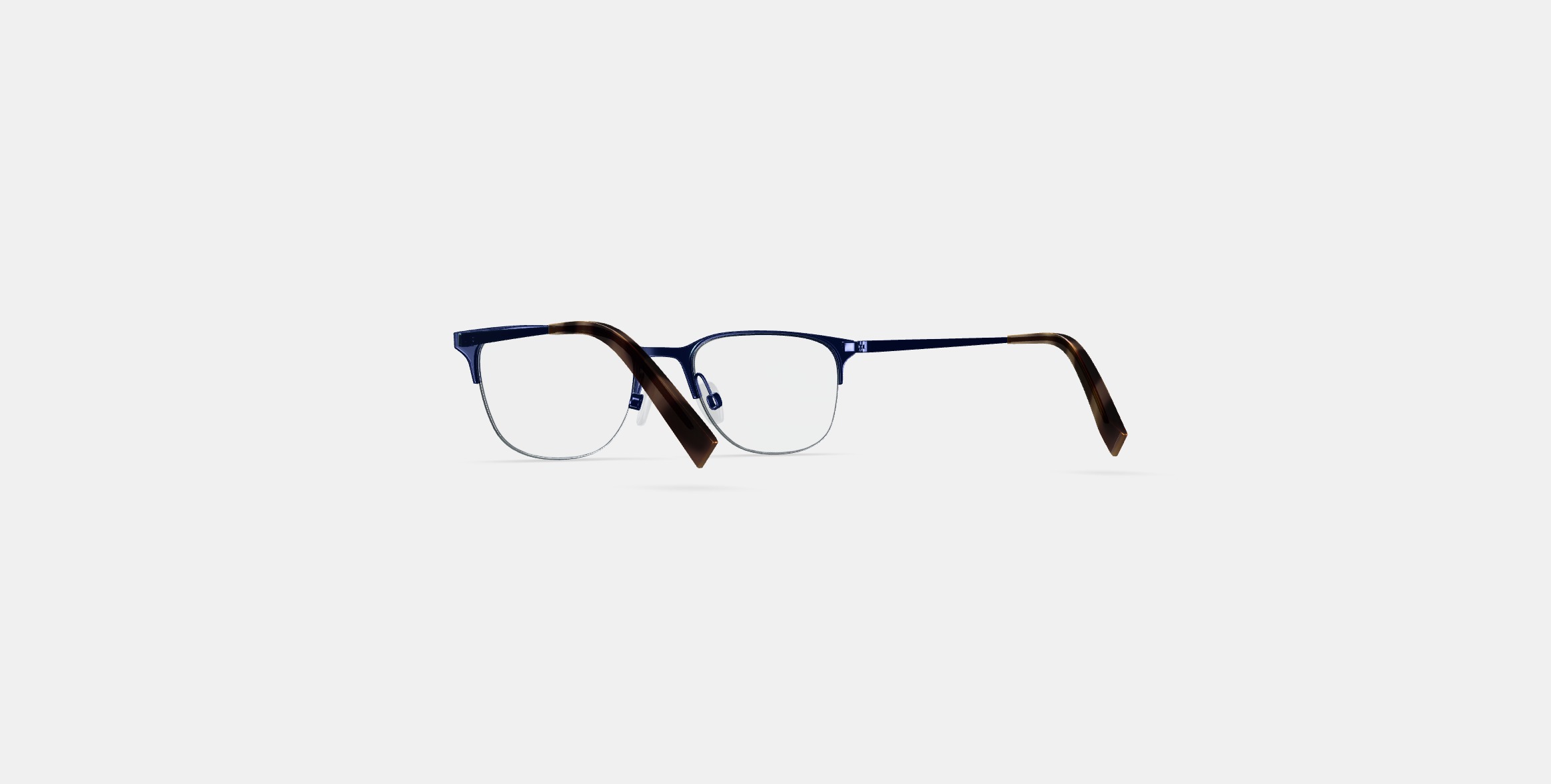 Wallis Eyeglasses in Brushed Navy 3D model_16