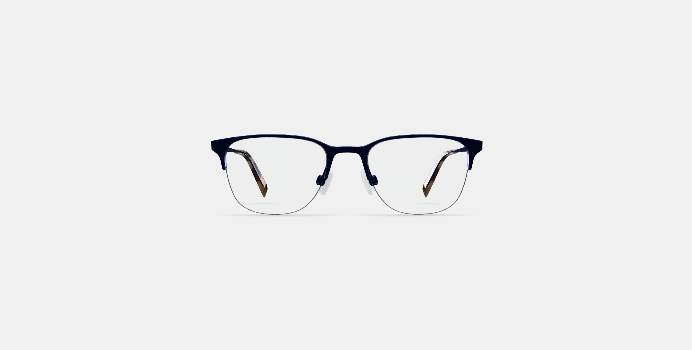 Wallis Eyeglasses in Brushed Navy 3D model_10