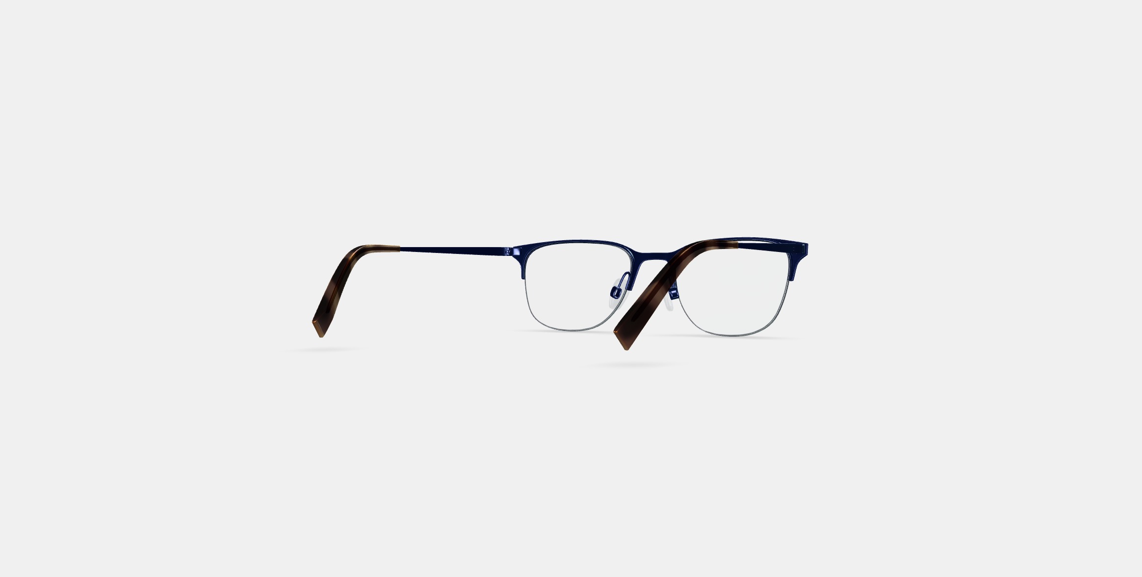 Wallis Eyeglasses in Brushed Navy 3D model_5
