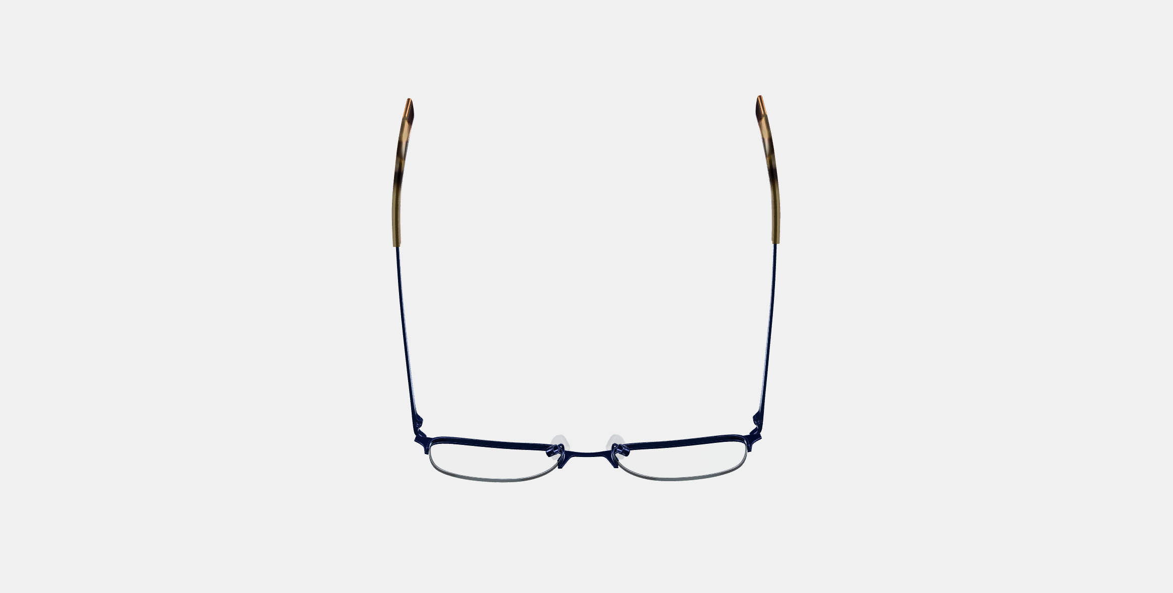 Wallis Eyeglasses in Brushed Navy 3D model_7