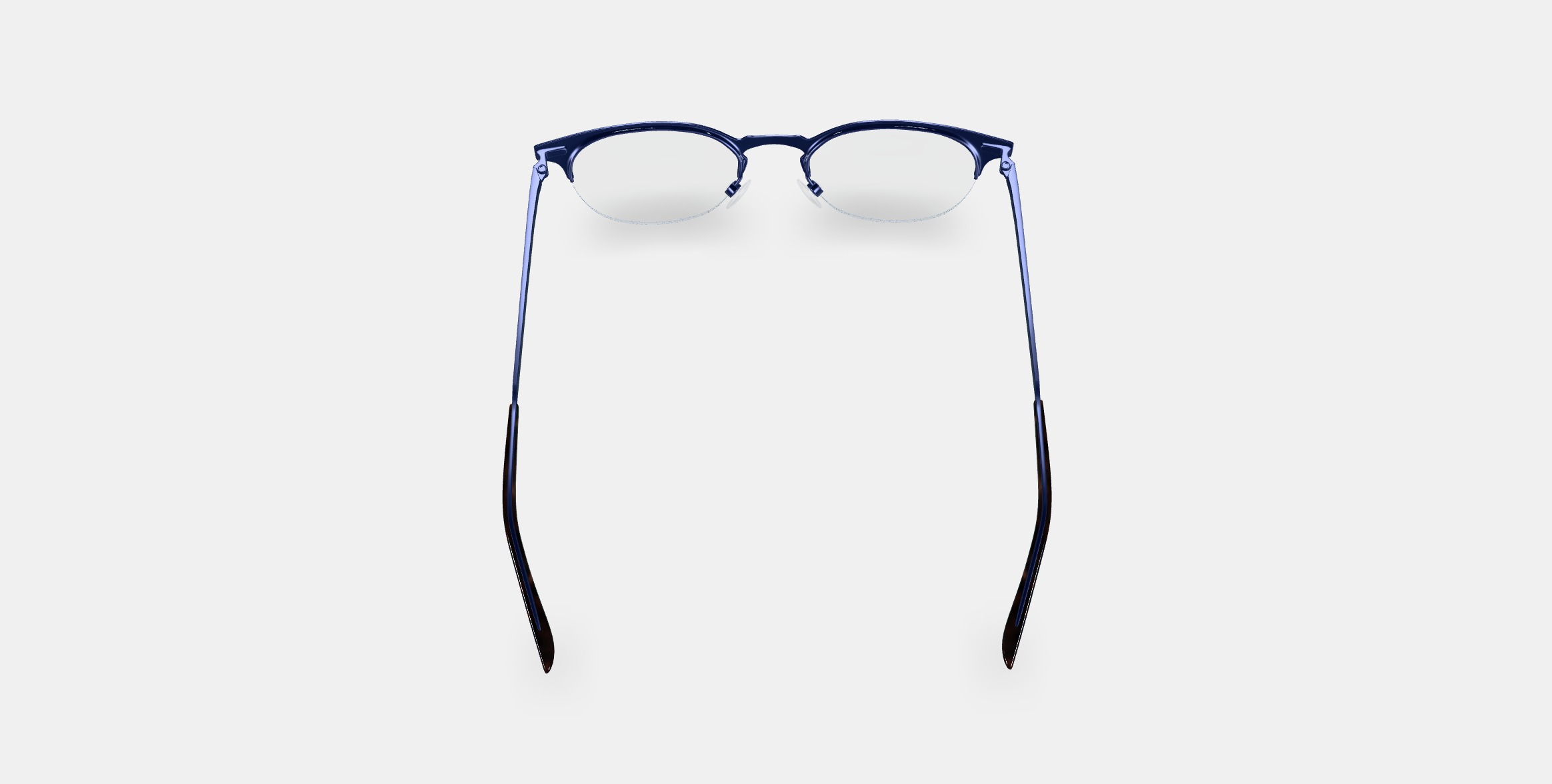 Symonds Eyeglasses in Brushed Navy 3D model_3
