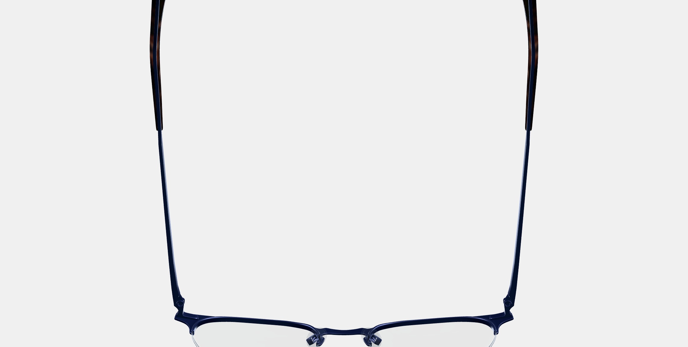 Symonds Eyeglasses in Brushed Navy 3D model_8