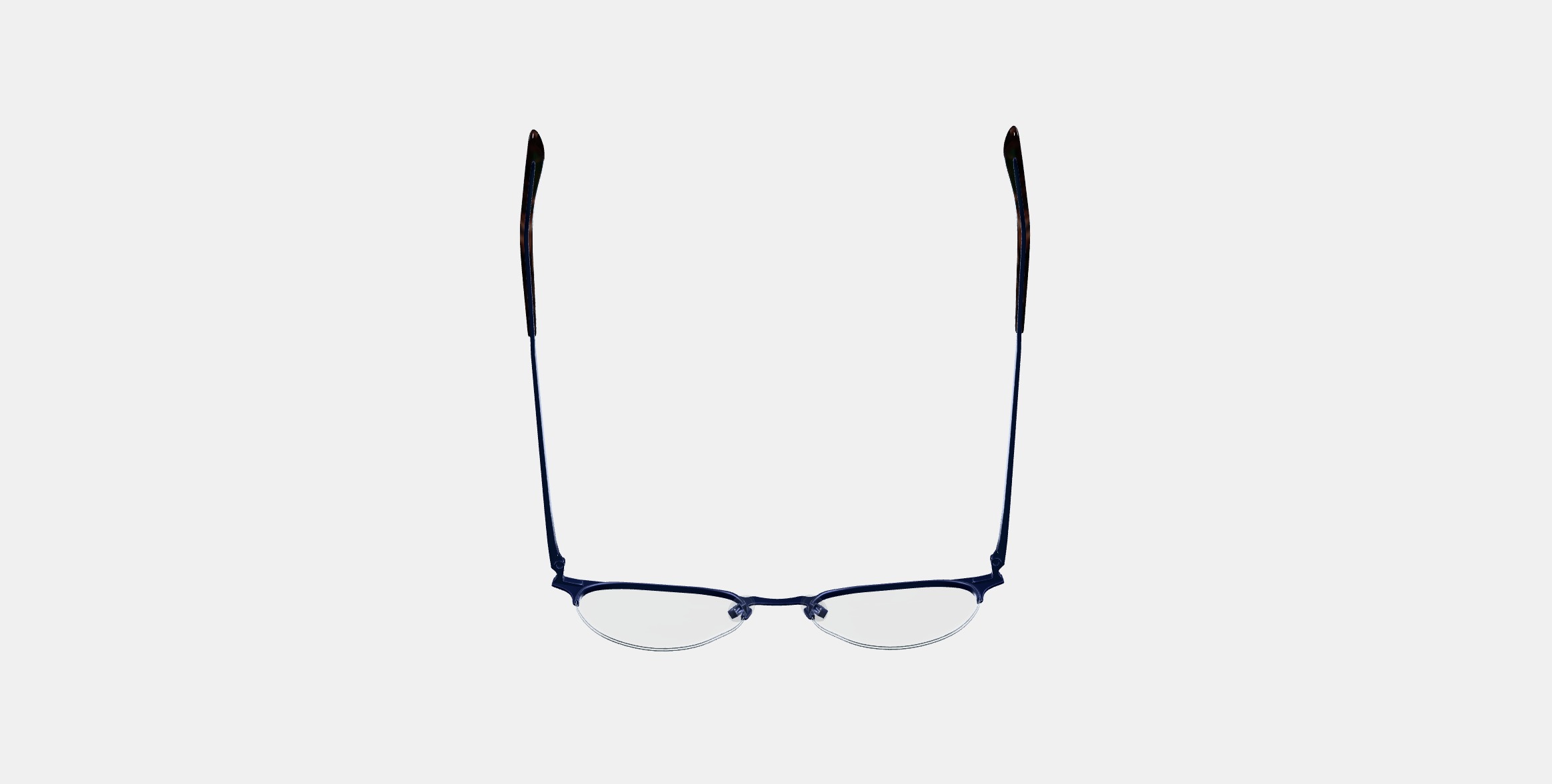 Symonds Eyeglasses in Brushed Navy 3D model_7