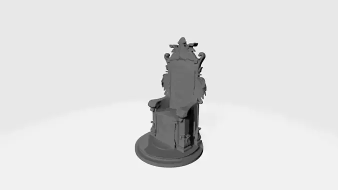 King is throne  3D print model
