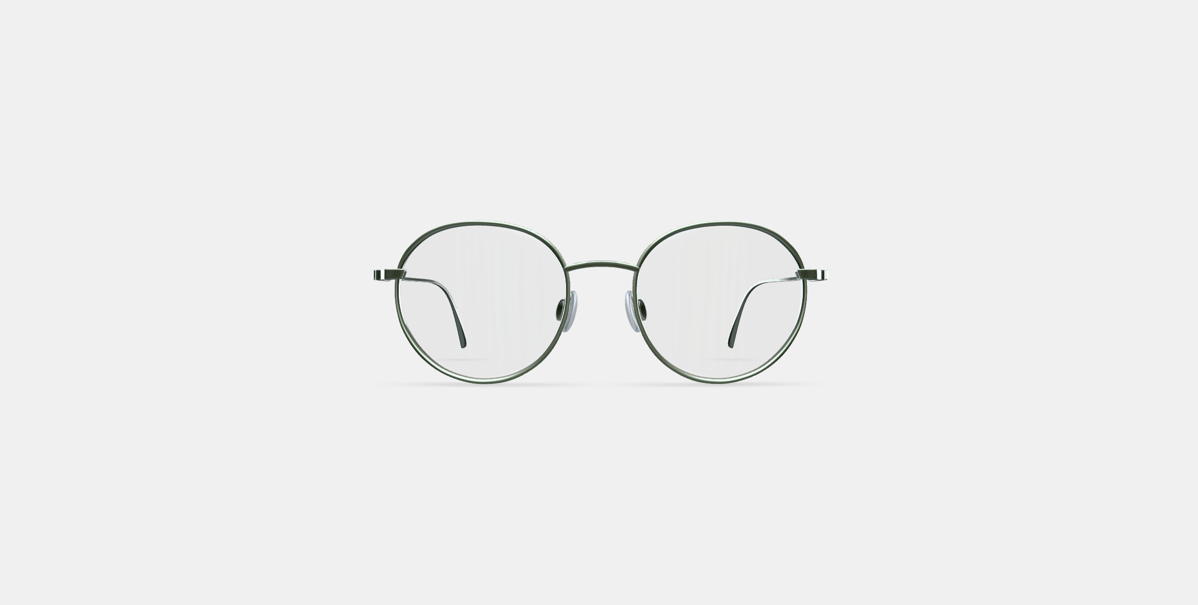 Garrison Eyeglasses in Polished Silver With Oak Barrel 3D model_10