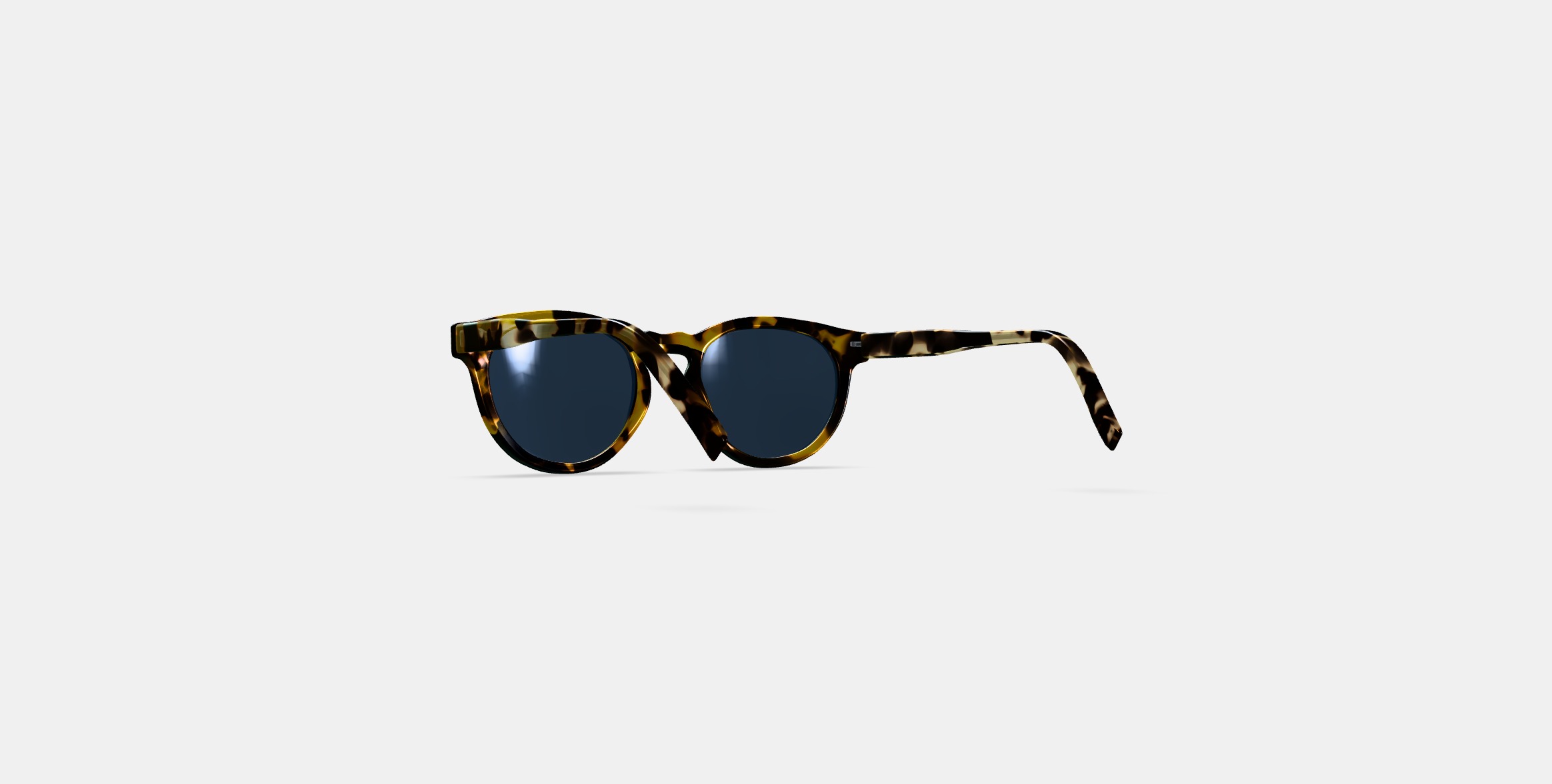 Hayes Sunglasses in Mesquite Tortoise 3D model_16