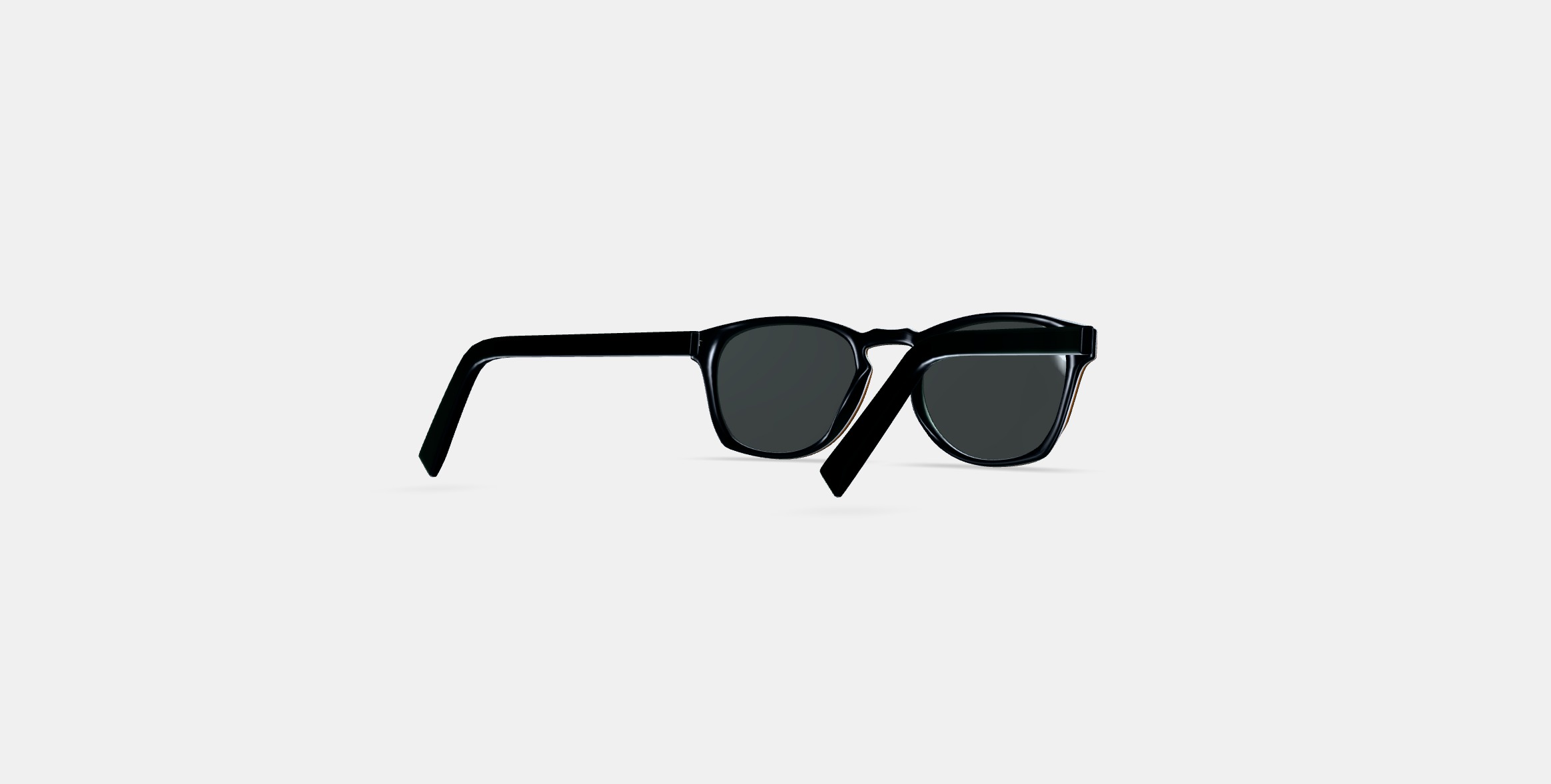 Topper Sunglasses in Black Matte Eclipse 3D model_4