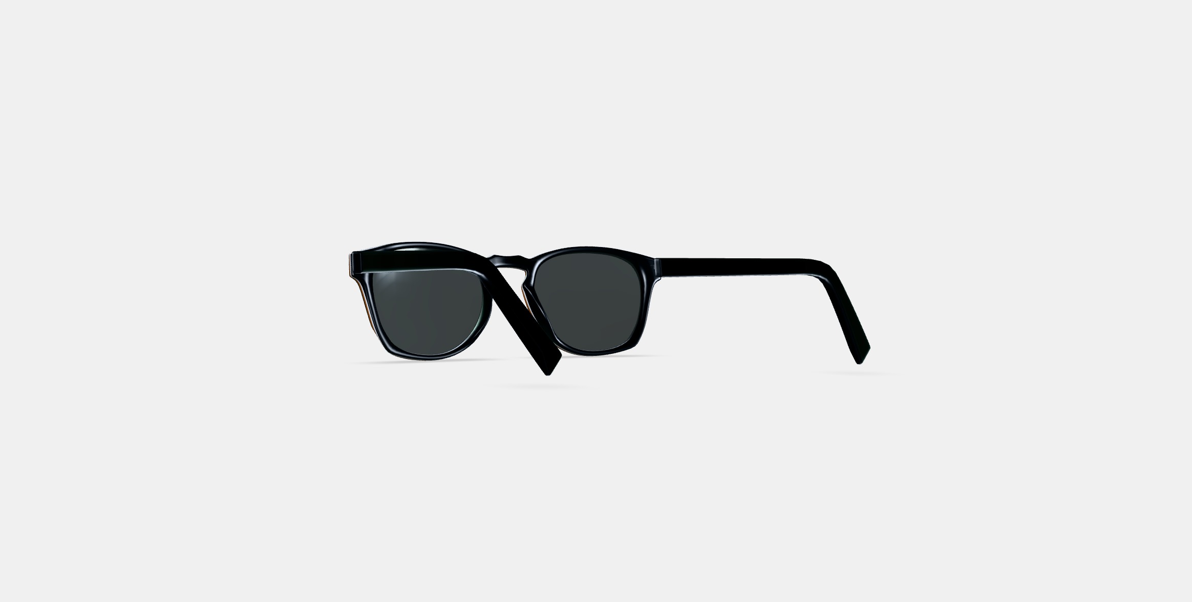 Topper Sunglasses in Black Matte Eclipse 3D model_16
