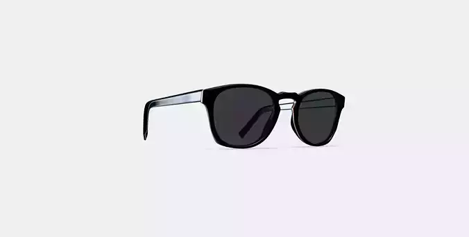 Topper Sunglasses in Black Matte Eclipse