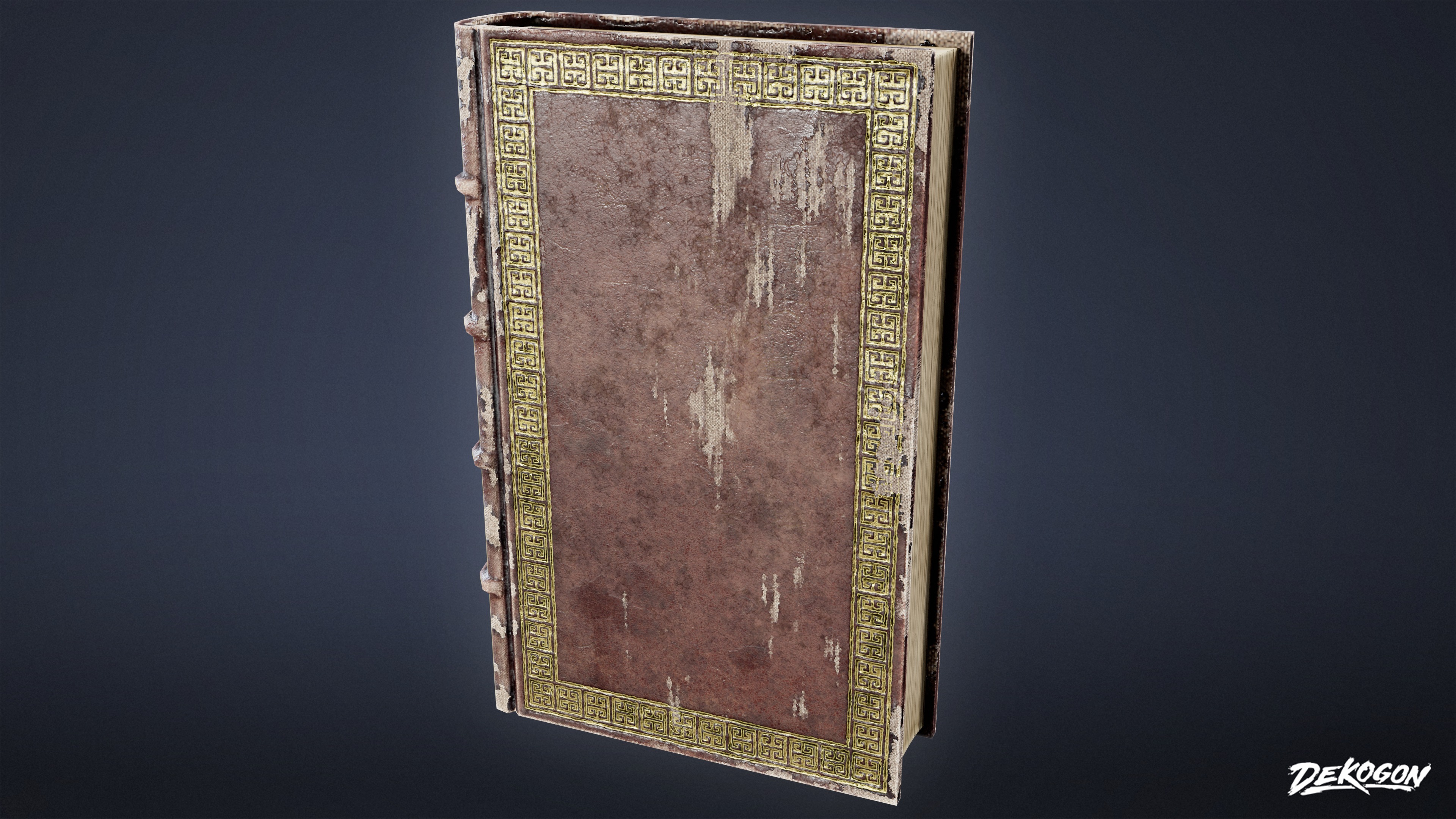 ANEMOIA MANOR - Books 01 - LOW POLY Low-poly 3D model_2