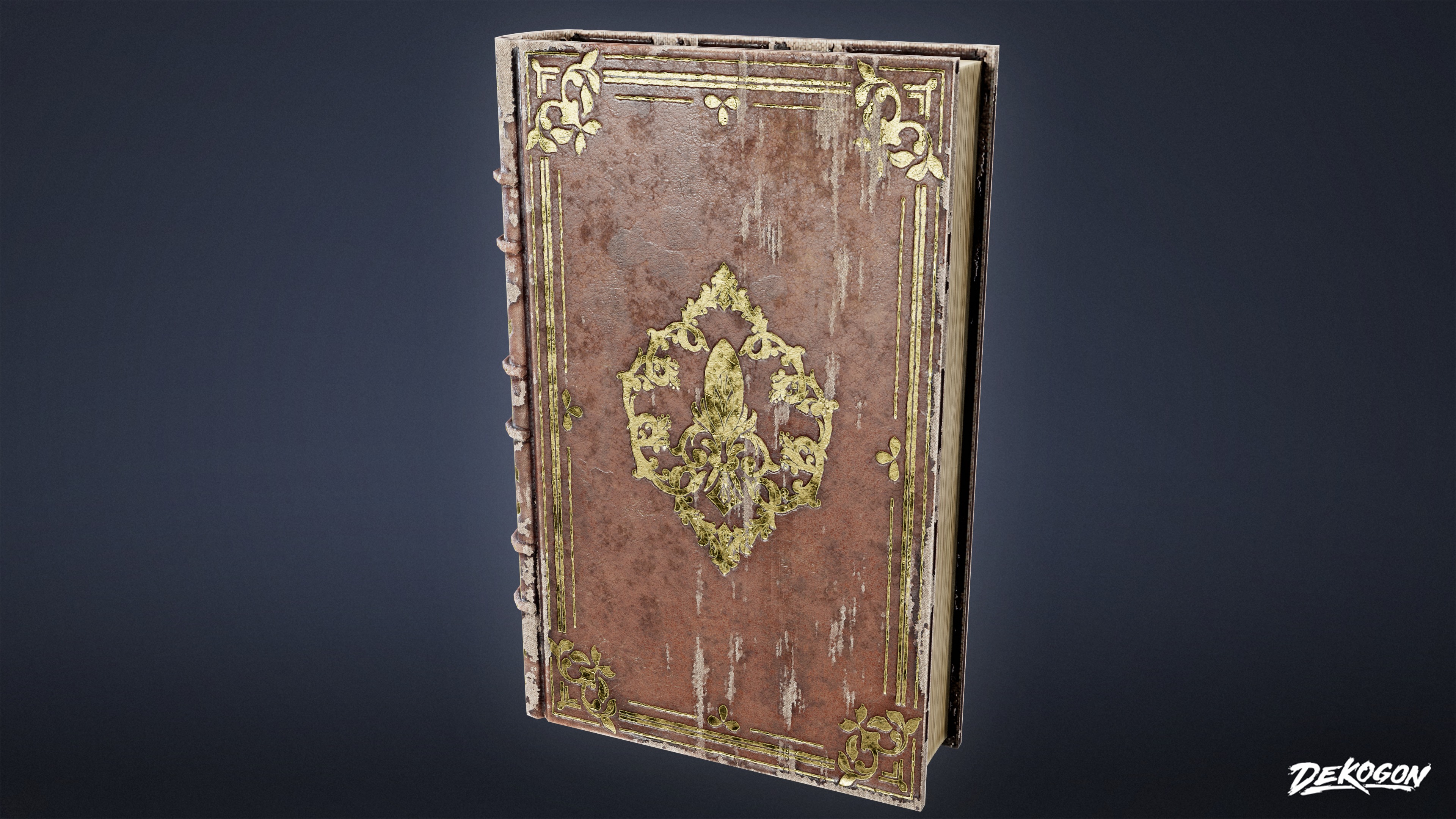 ANEMOIA MANOR - Books 01 - LOW POLY Low-poly 3D model_5