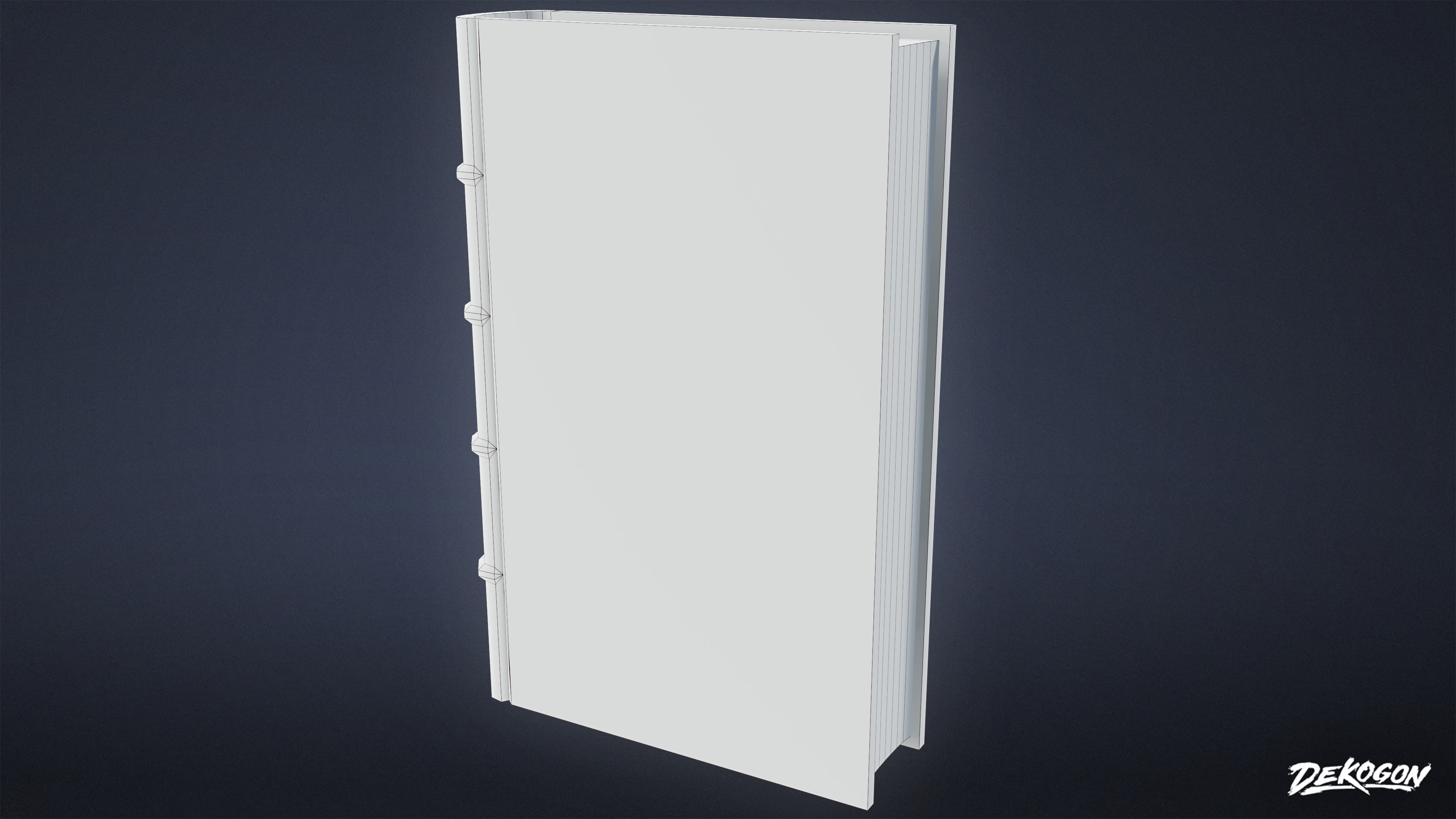 ANEMOIA MANOR - Books 01 - LOW POLY Low-poly 3D model_8