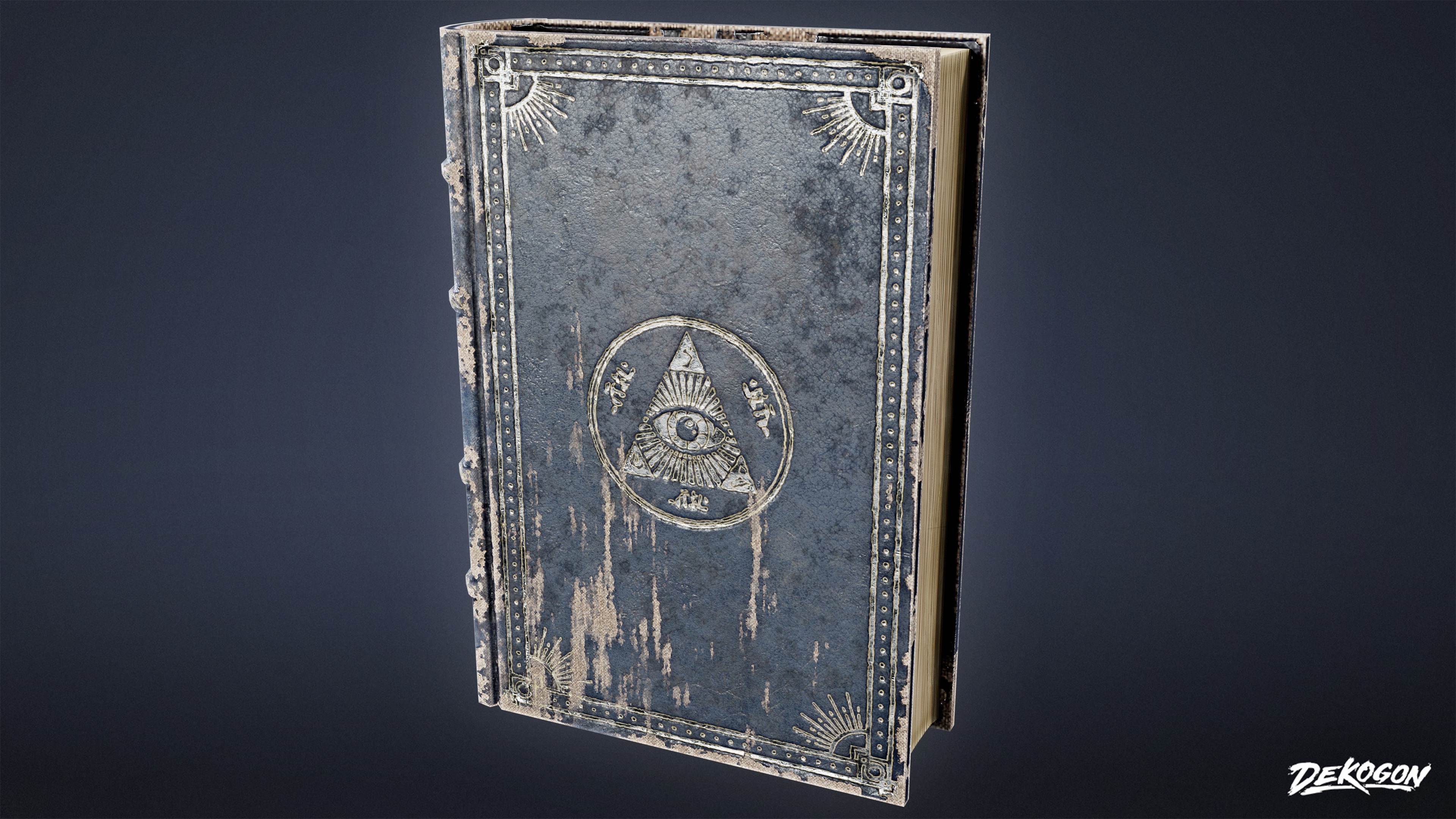 ANEMOIA MANOR - Books 01 - LOW POLY Low-poly 3D model_4