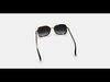 Fernanda Sunglasses in Cognac Tortoise with Polished Gold 3D model_1