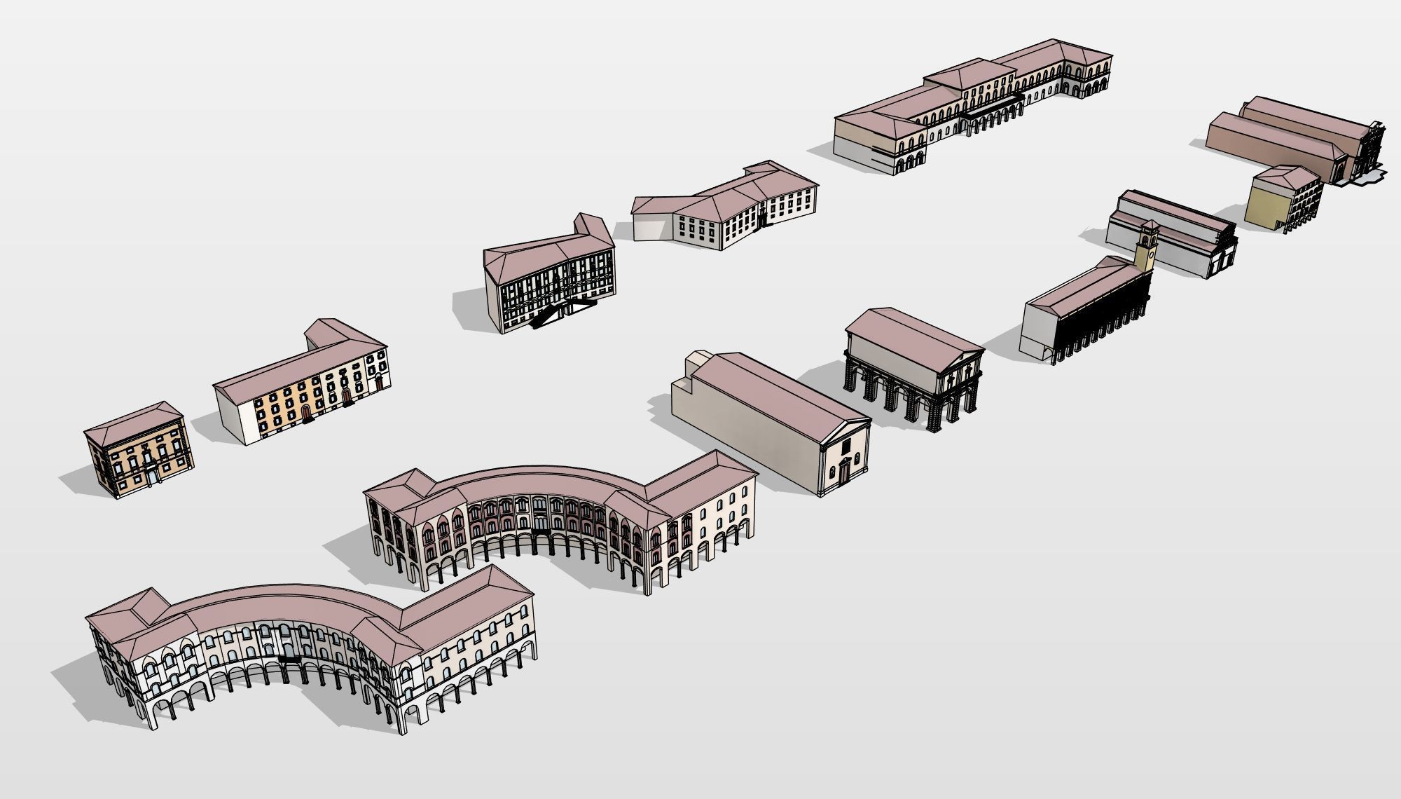 Urban 3D Model Pack - 13 Models for Urban Environments - 3DS MAX 3D model_4