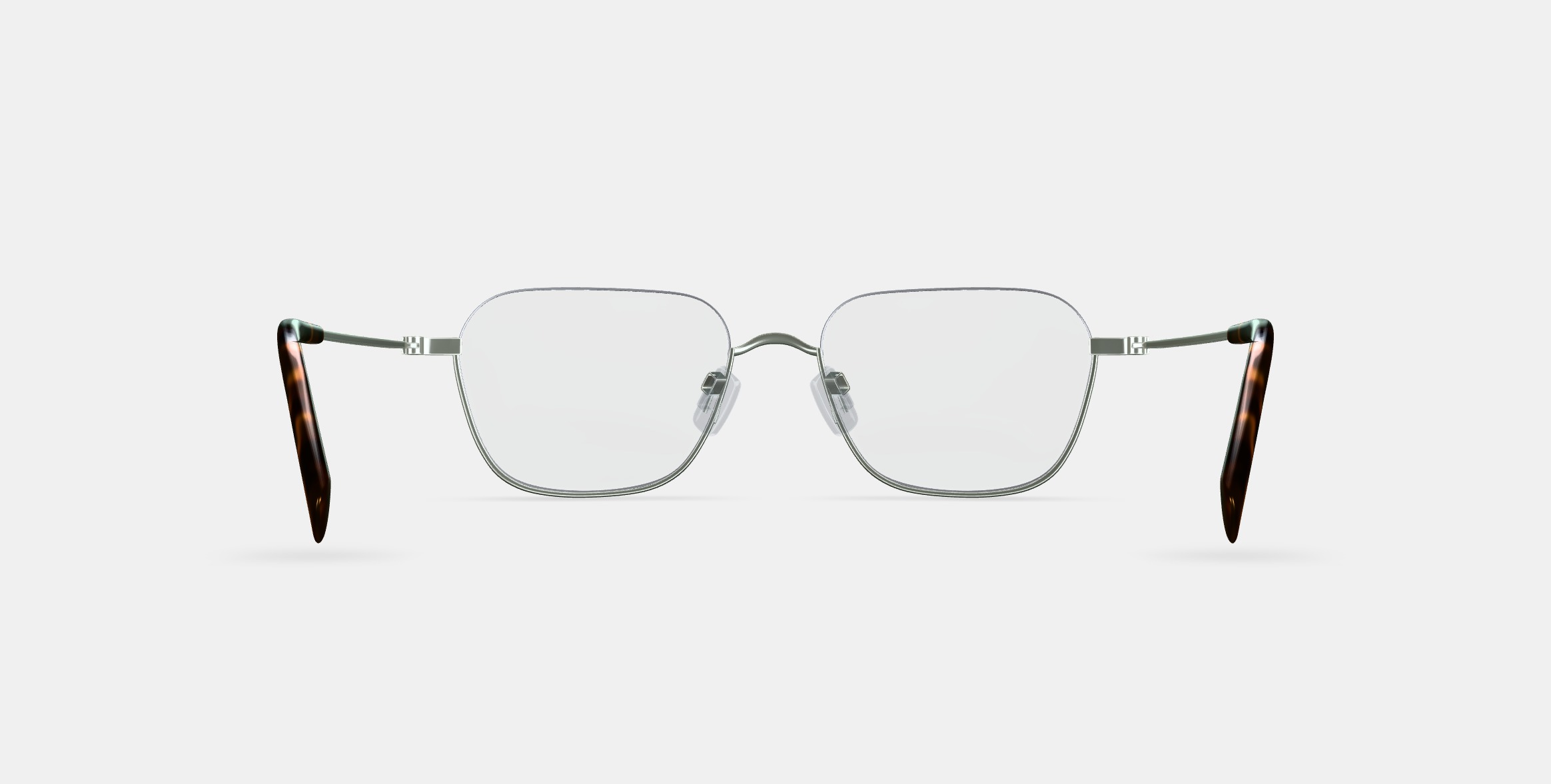 Healey Eyeglasses in Polished Silver 3D model_15