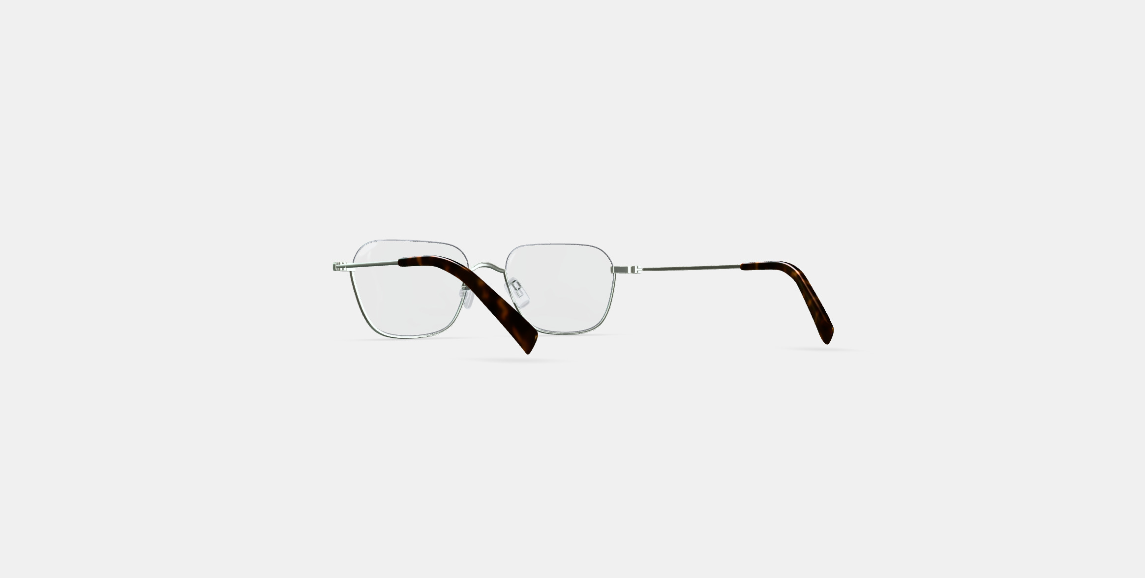 Healey Eyeglasses in Polished Silver 3D model_16