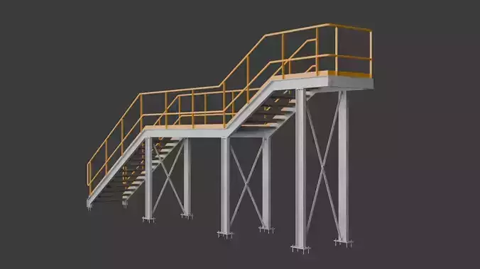 staircase  003  3D model 3D model