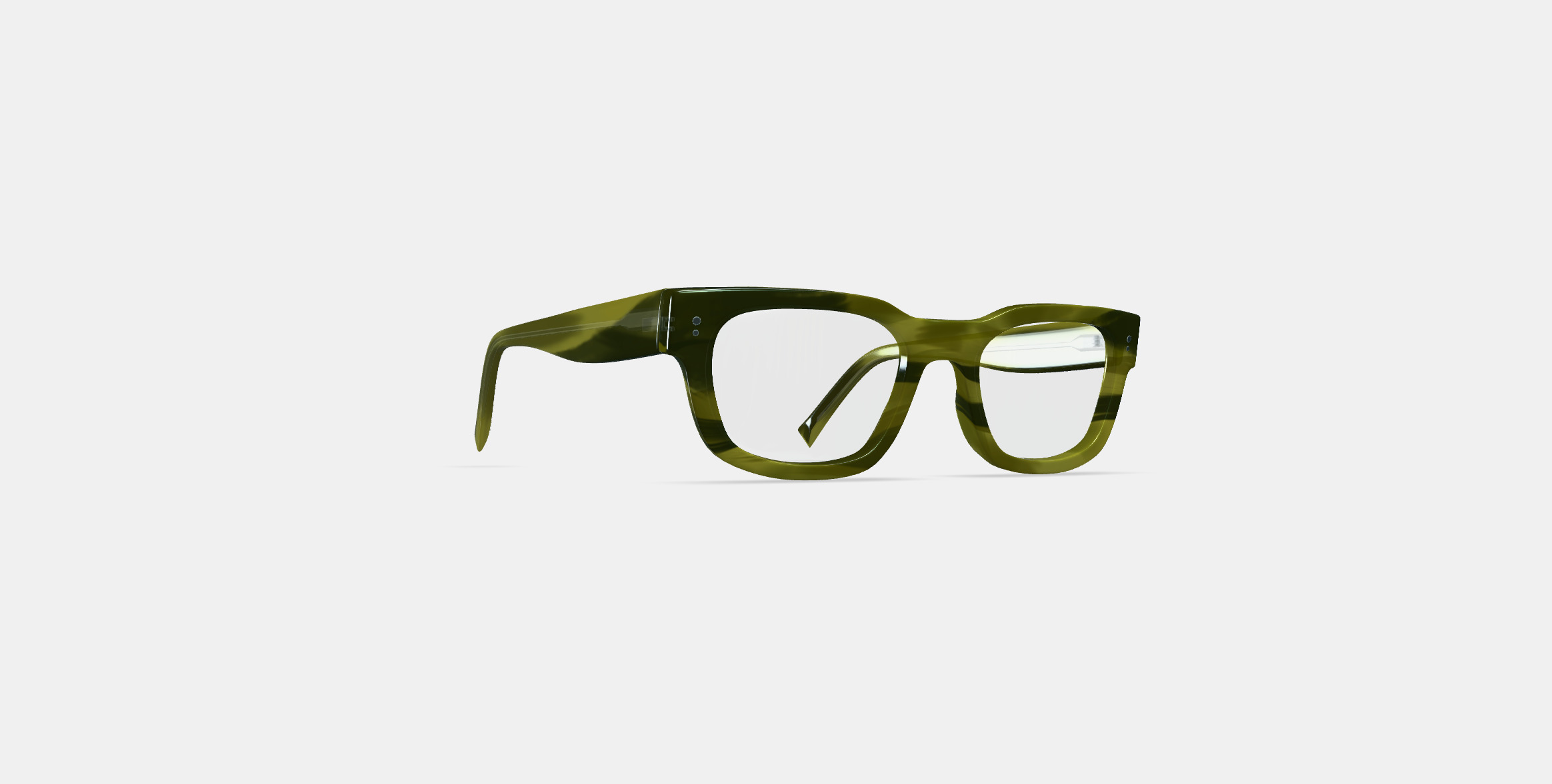 Herman Eyeglasses in Striped Artichoke 3D model_3
