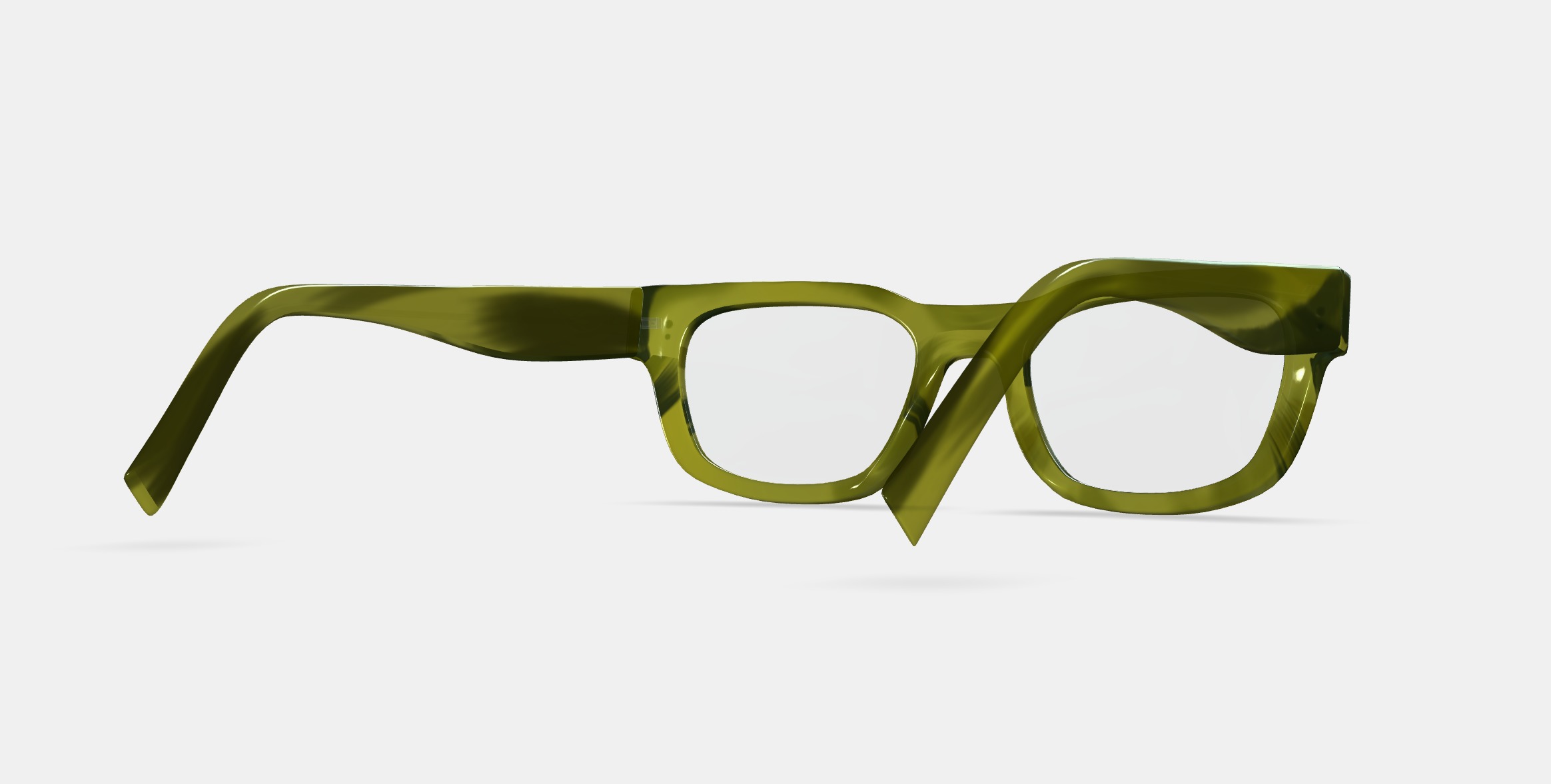 Herman Eyeglasses in Striped Artichoke 3D model_7